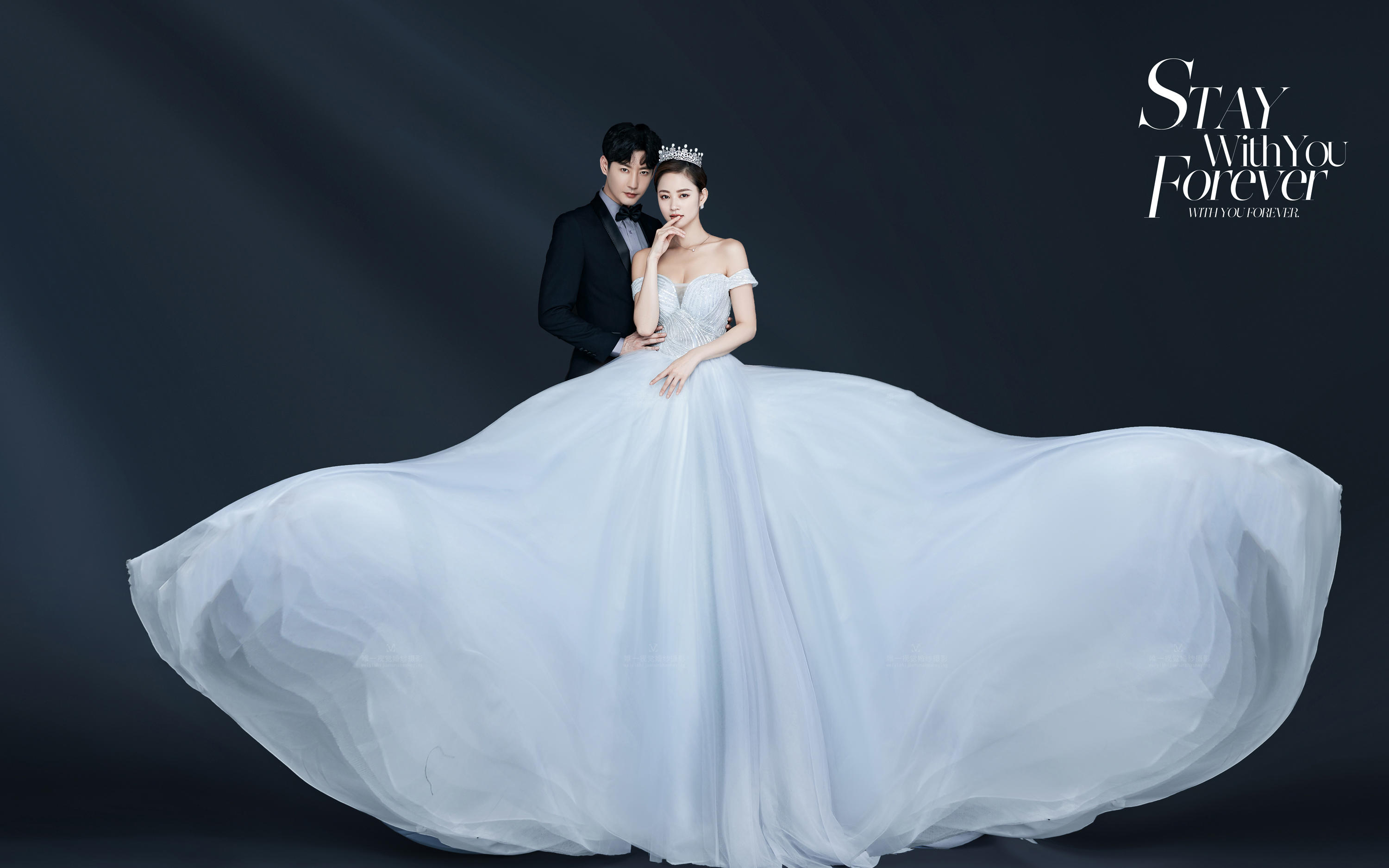 【唯一视觉婚纱摄影】主题白纱