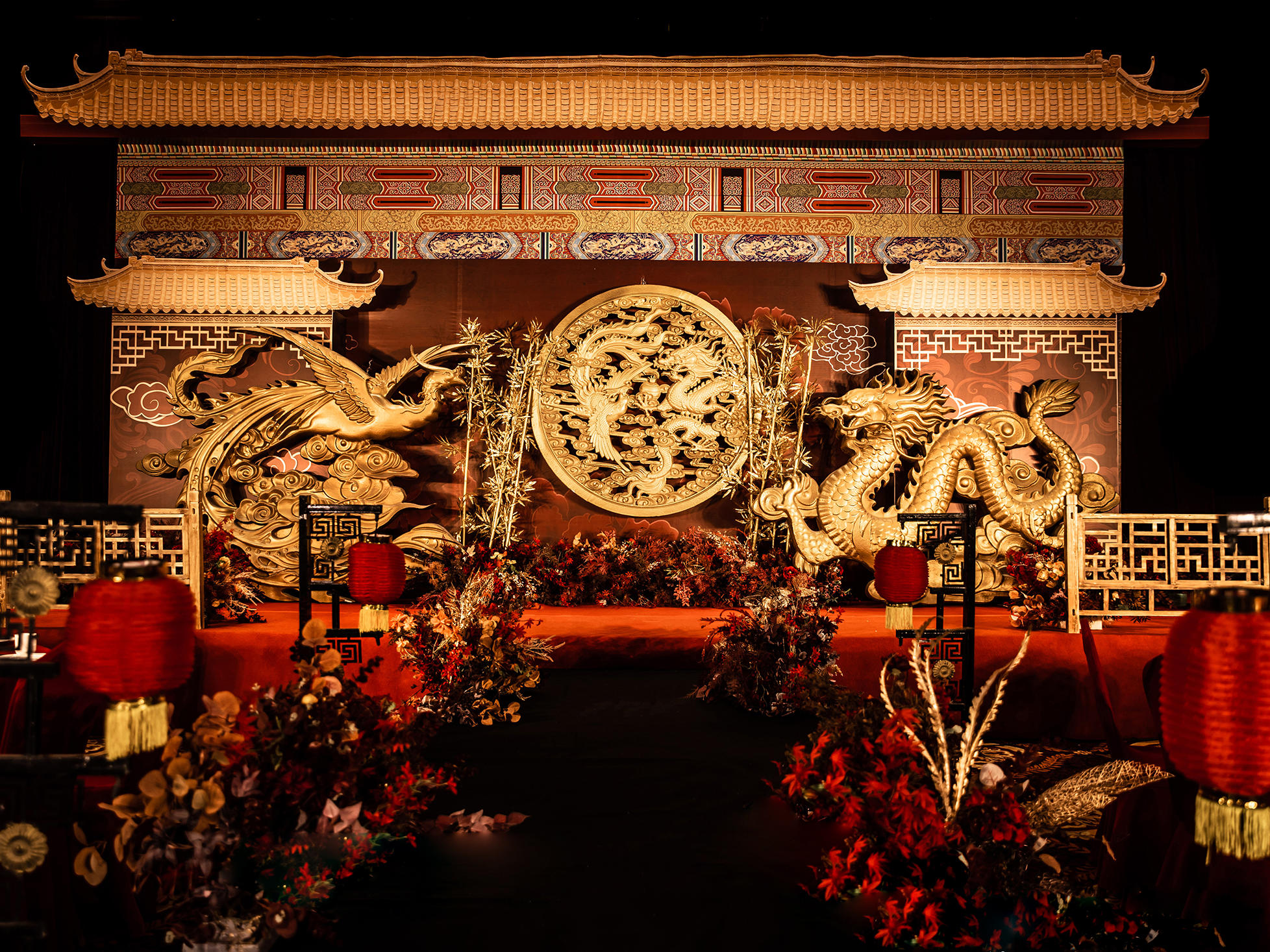 《超值爆款》红金色中式-华典