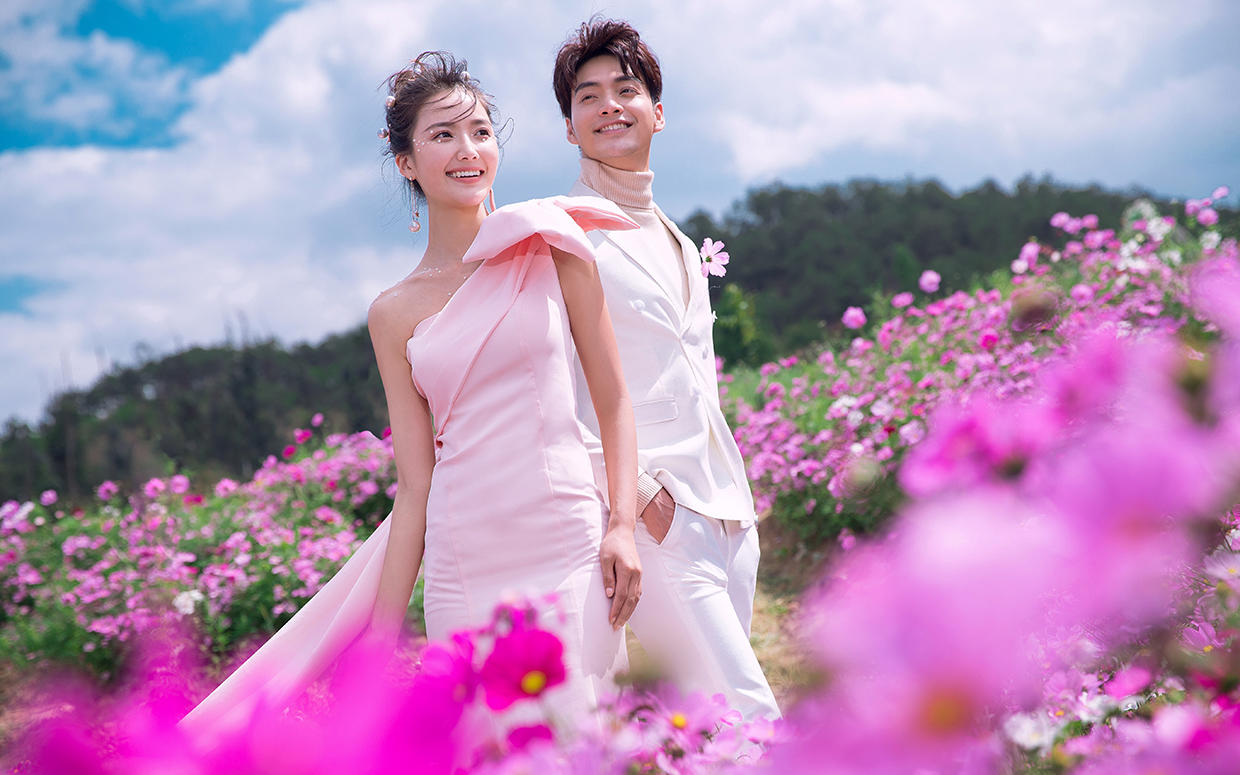 【花海】巴黎旅拍婚纱 案例欣赏