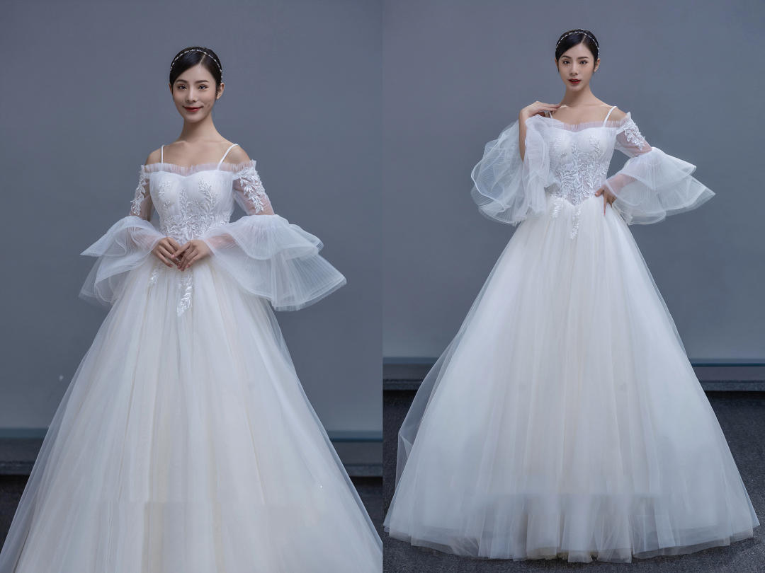 【店长推荐】超人气贝拉新店婚服三件组合