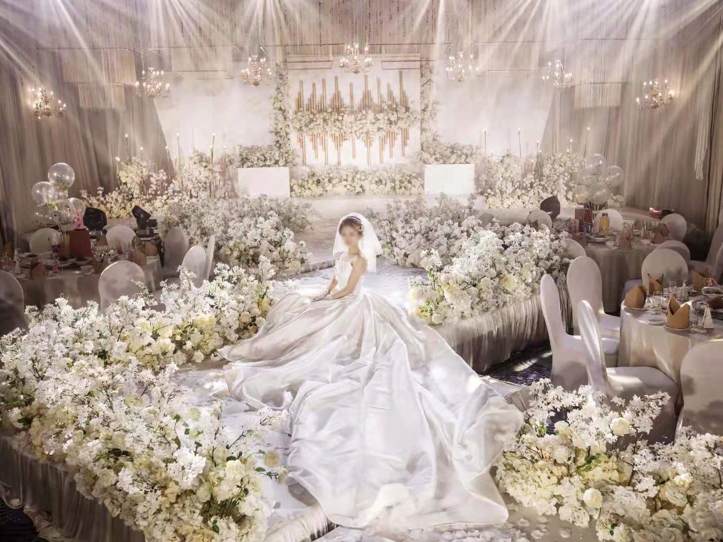 情定一生奢华香槟金主题婚礼