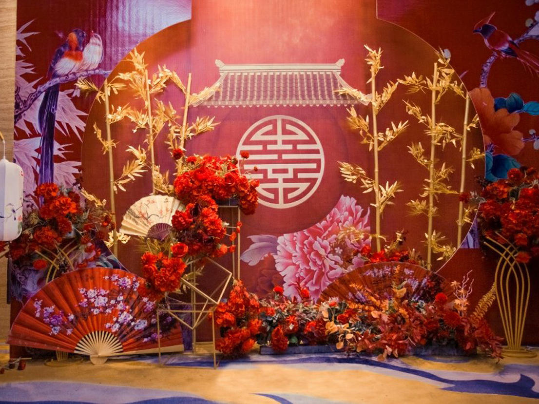 平江薇拉婚礼#神帆酒店#红色#金色#中式古风婚礼