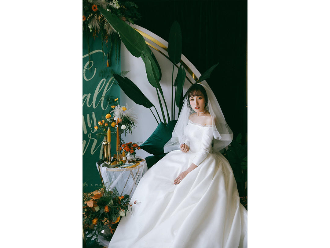 木薇婚礼祖母绿小清新小众气质高级婚礼