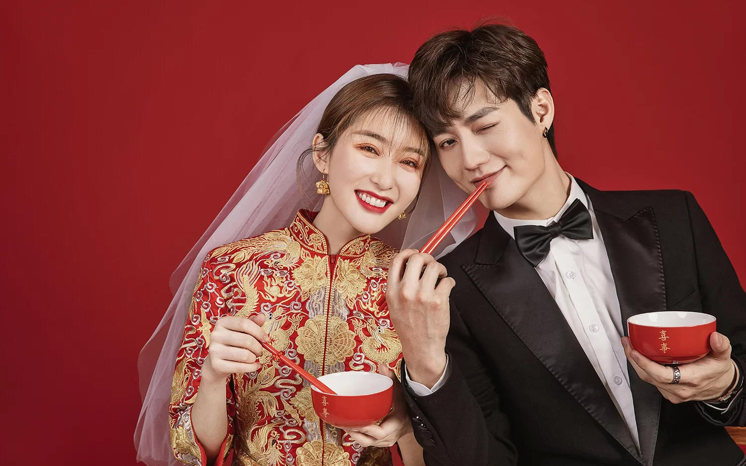 火爆朋友圈的新中式婚纱照，赶紧收藏