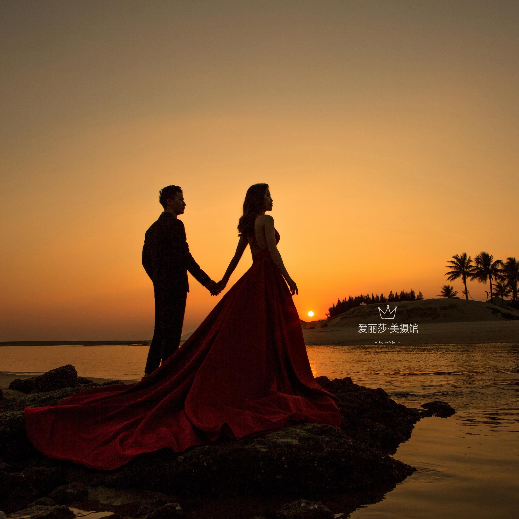 爱丽莎婚纱照十焦糖摄影。。