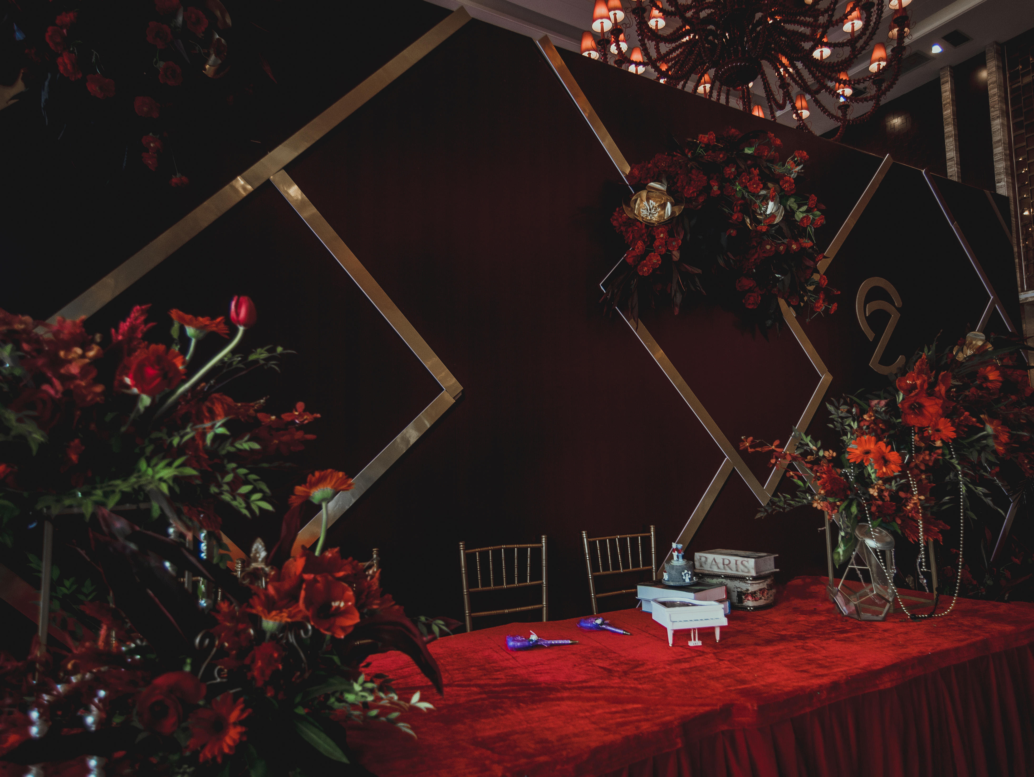 #吉美婚礼#红色现代简约唯美婚礼案例炙爱