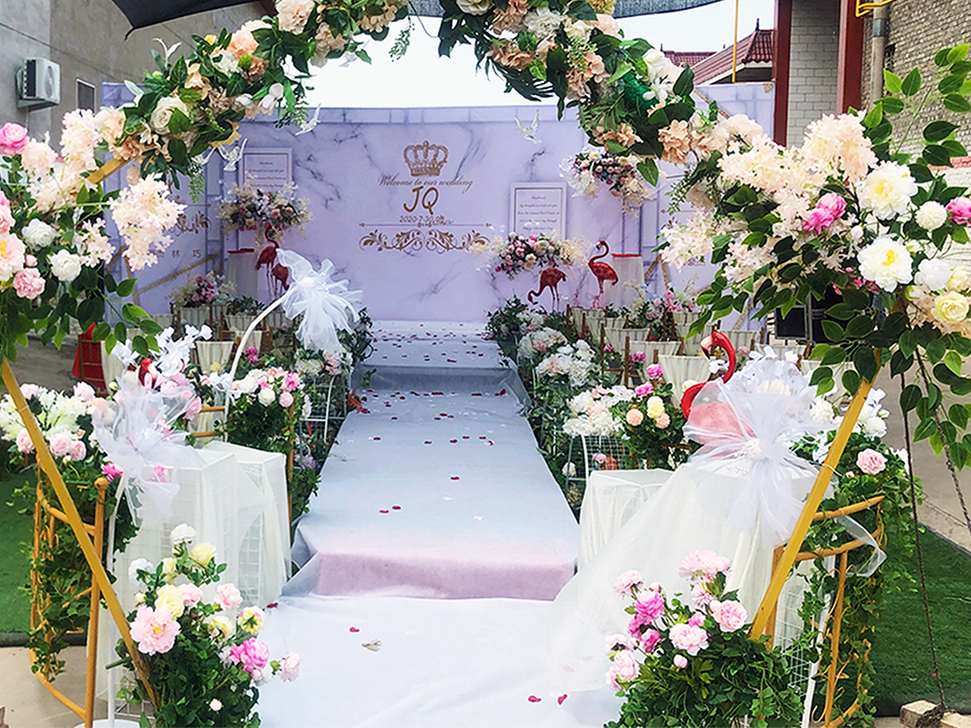 《爱的热烈-爱的纯粹》粉白色主题婚礼