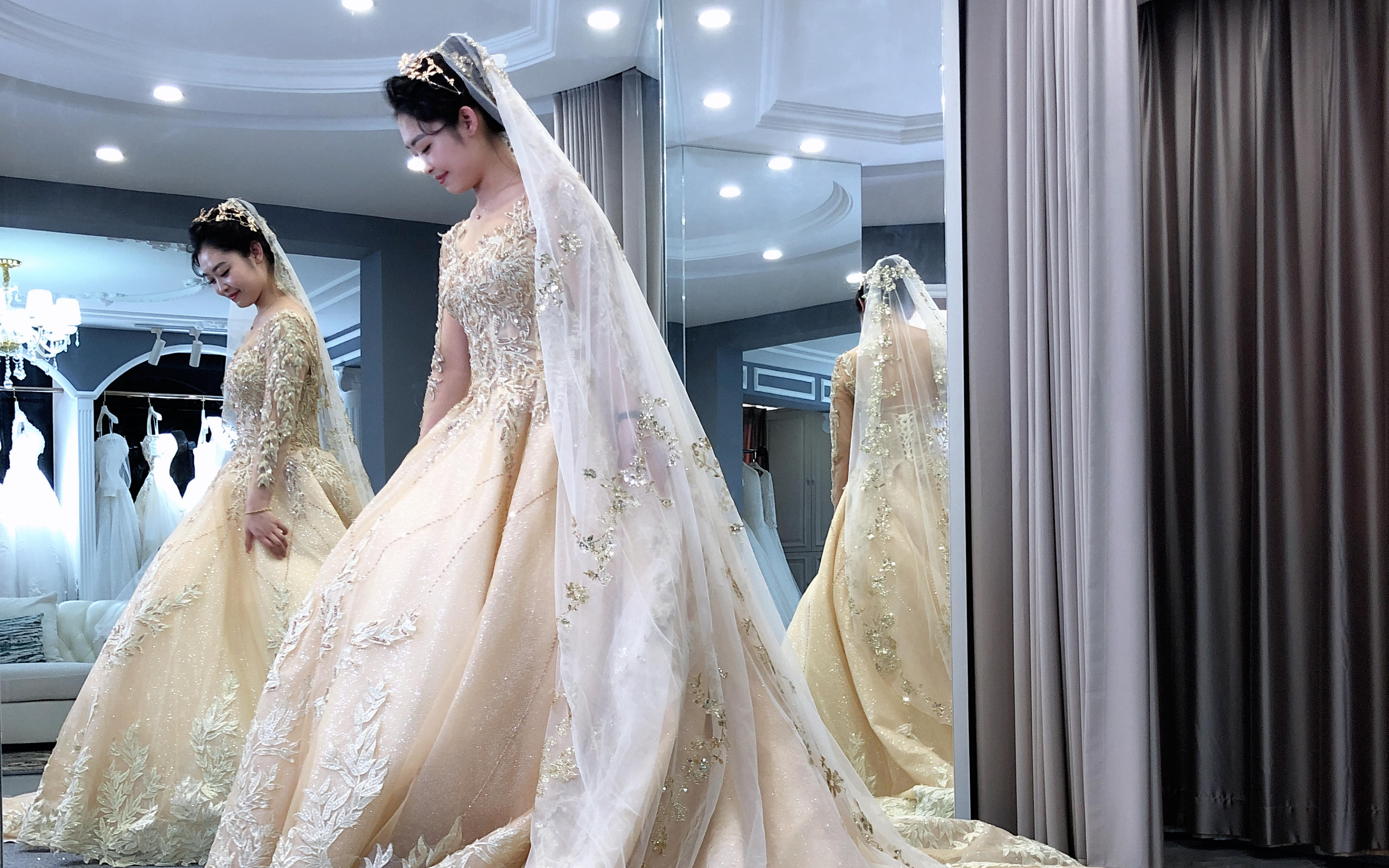 【丽洋婚纱美妆】试纱花絮