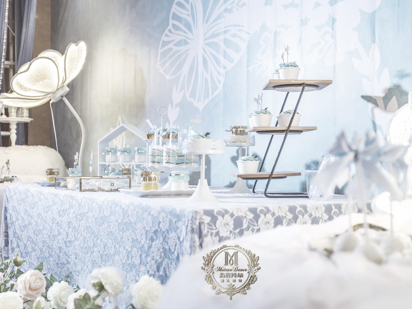 【美若丹尔】紫色搭配天空蓝淡雅系列 云梦