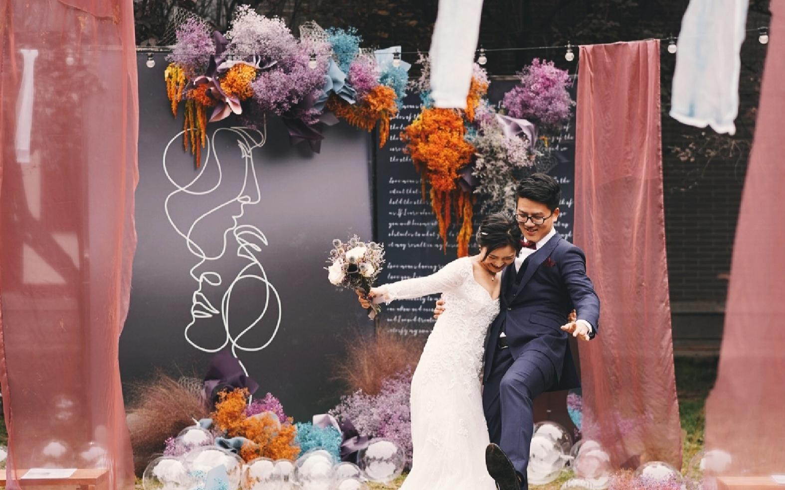 概念婚礼庭院系列牛油果婚礼