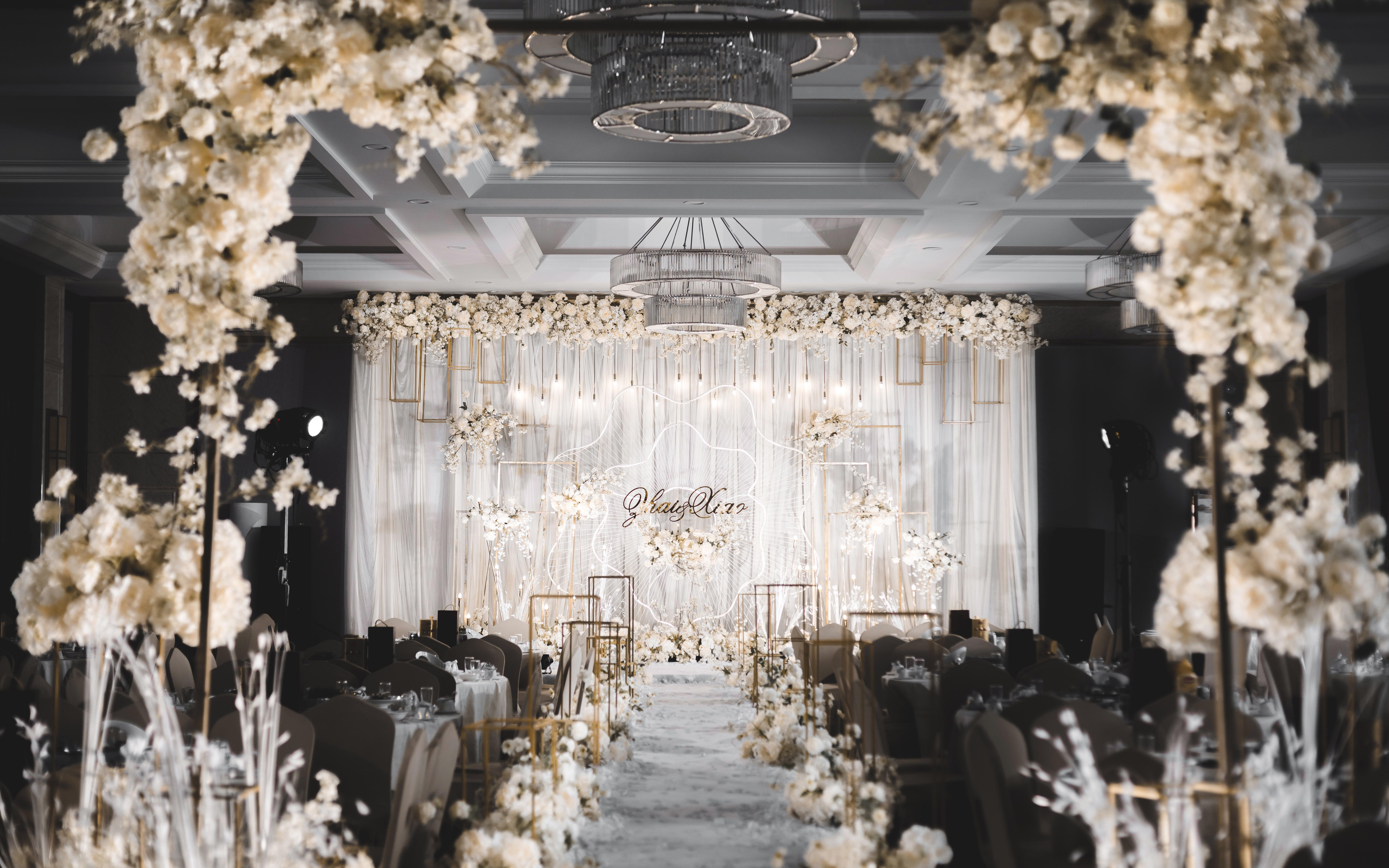 致钟情《囍》红白新中式 适用户外