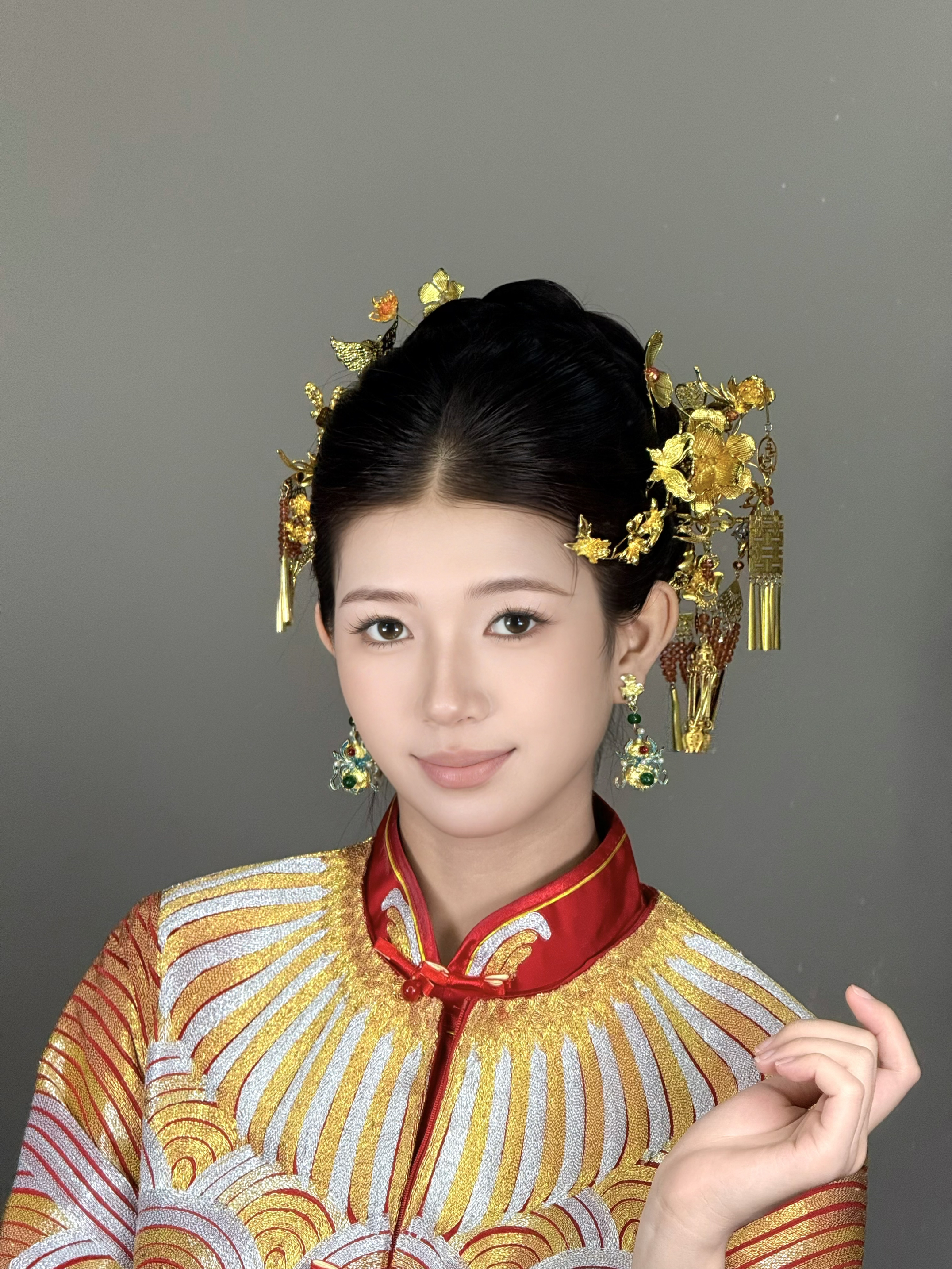 新娘妆发