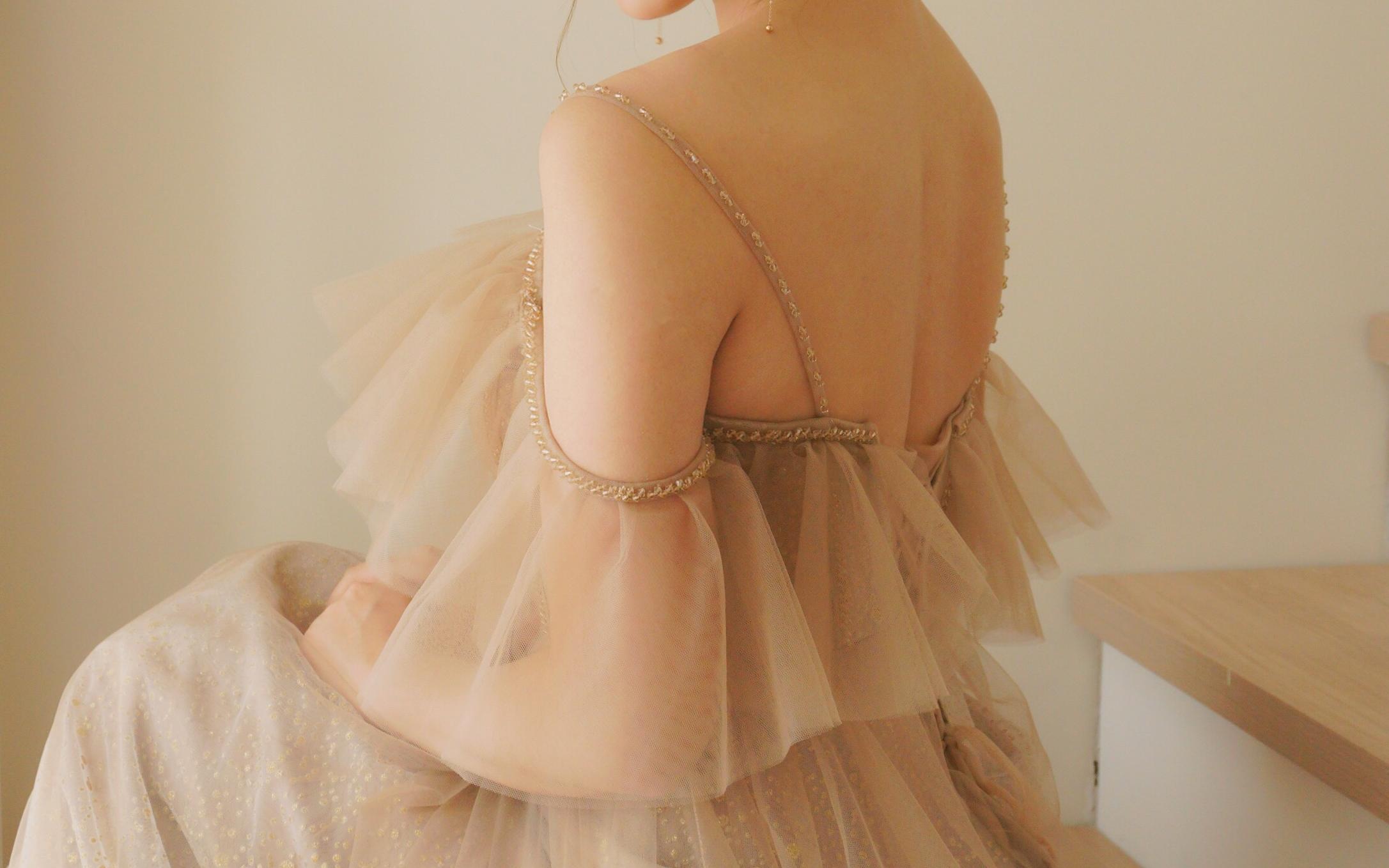 清新自然，无公害敬酒服，仙到没朋友