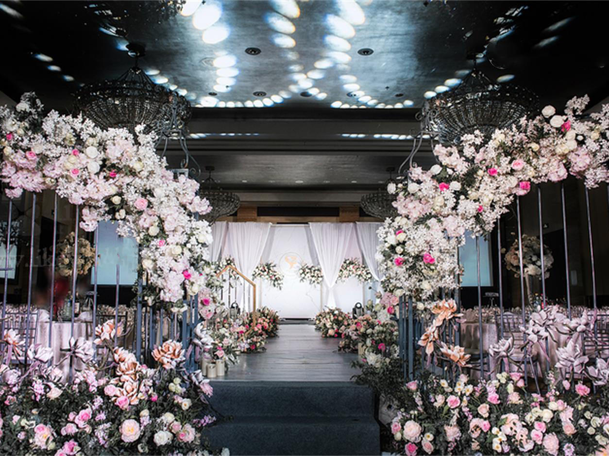 简约清新复古白色婚礼