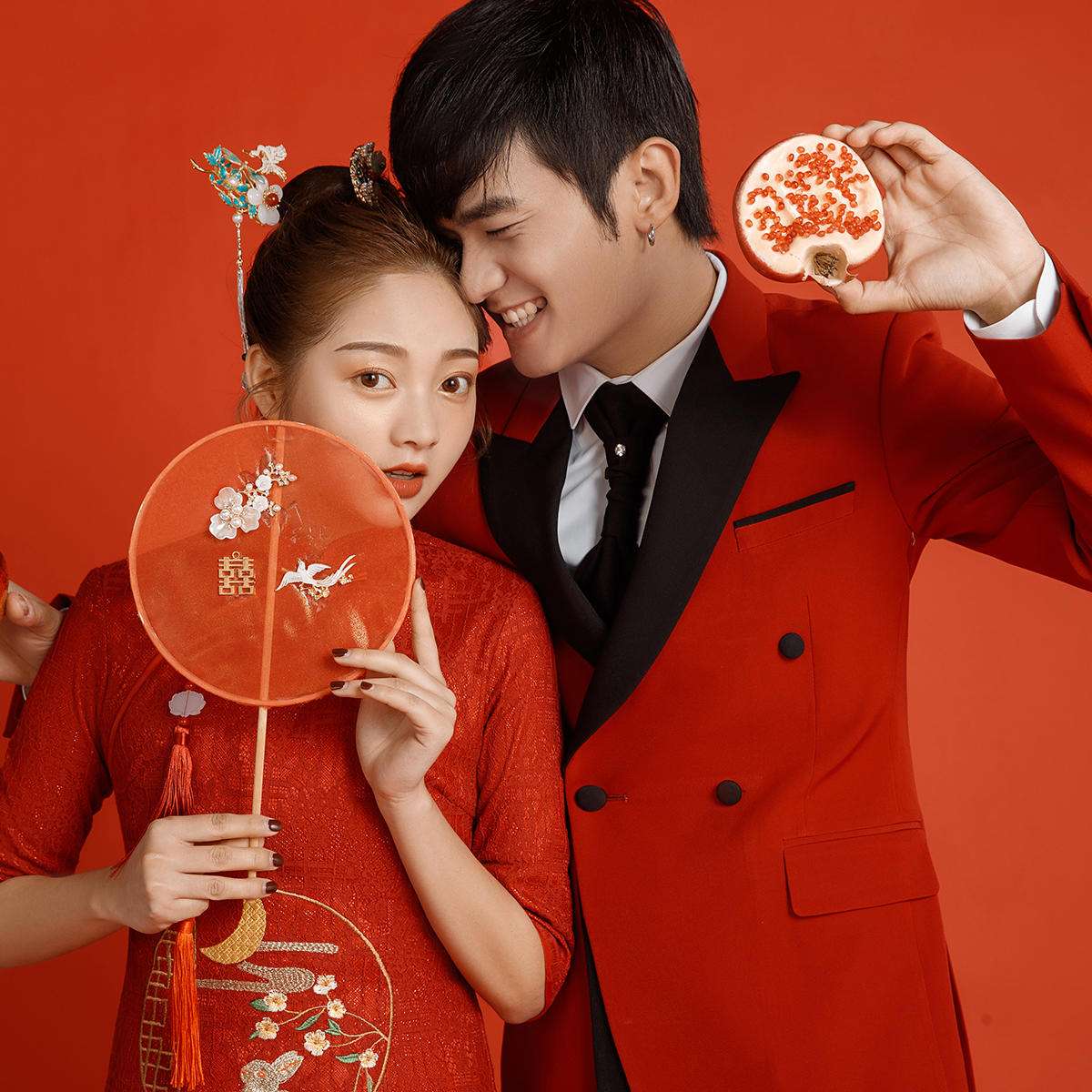 古装新中式故事情节婚纱照