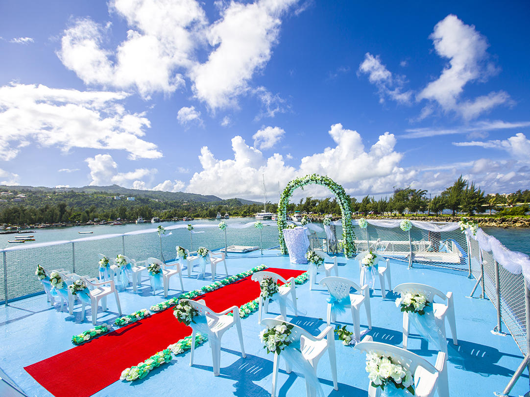 【朵美国际海外婚礼】塞班游艇婚礼