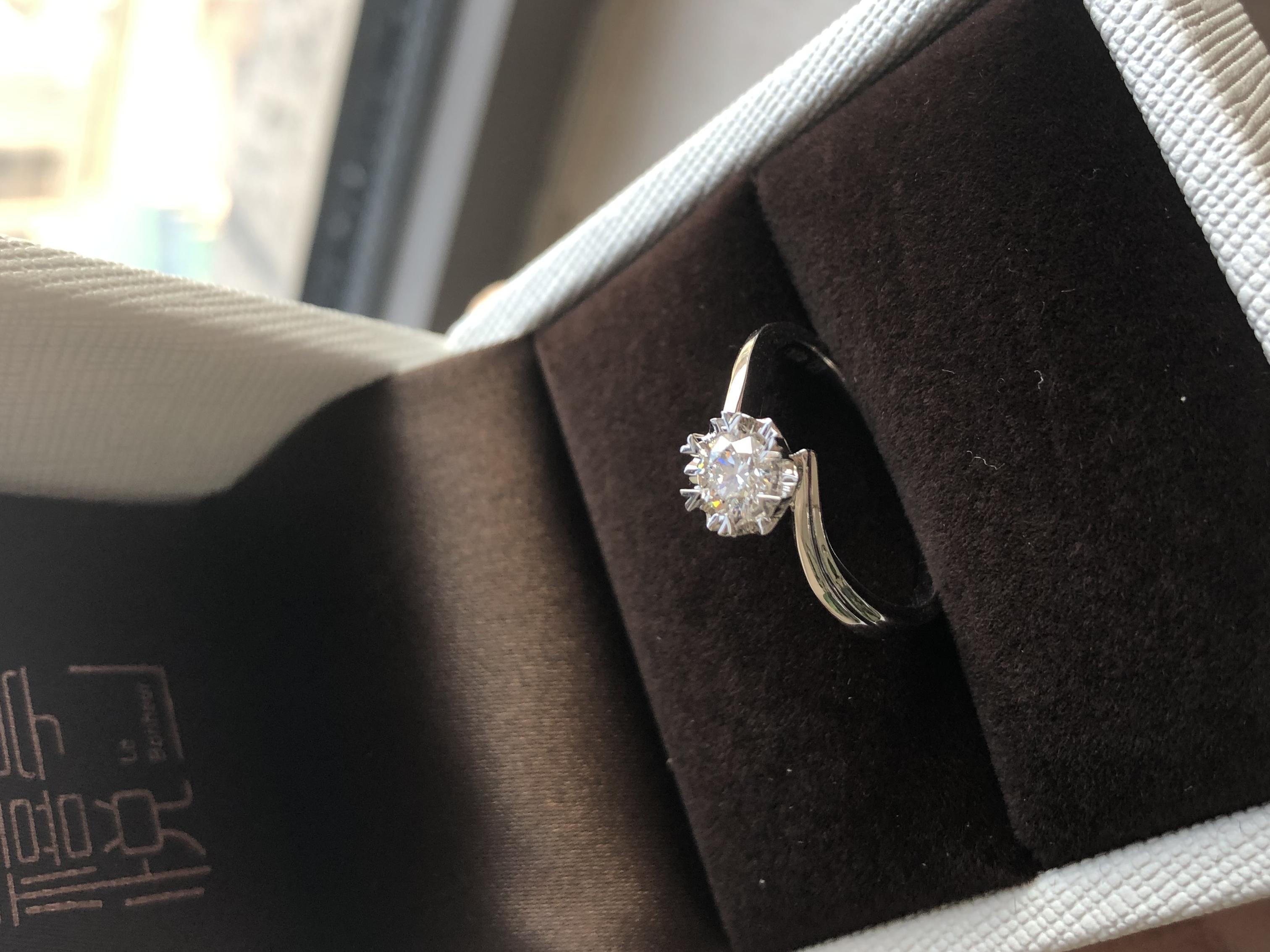 GIA 30分 Believe系列 典雅雪花钻戒