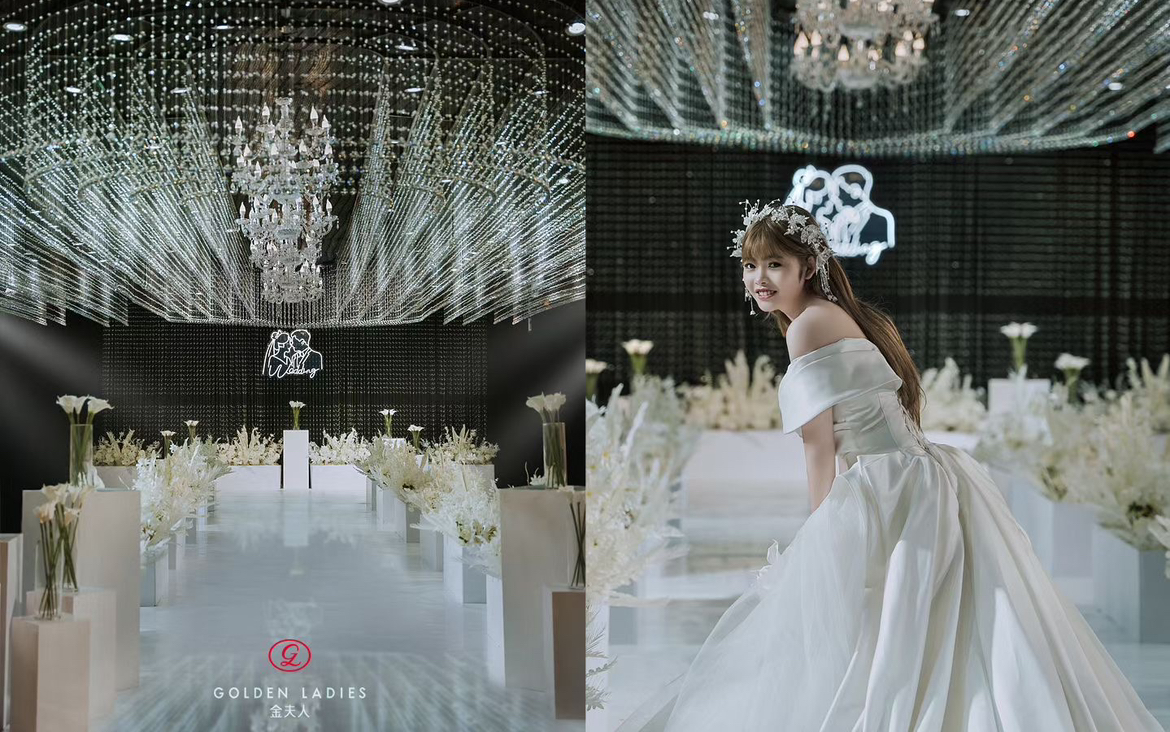 韩式风格水晶主题婚礼