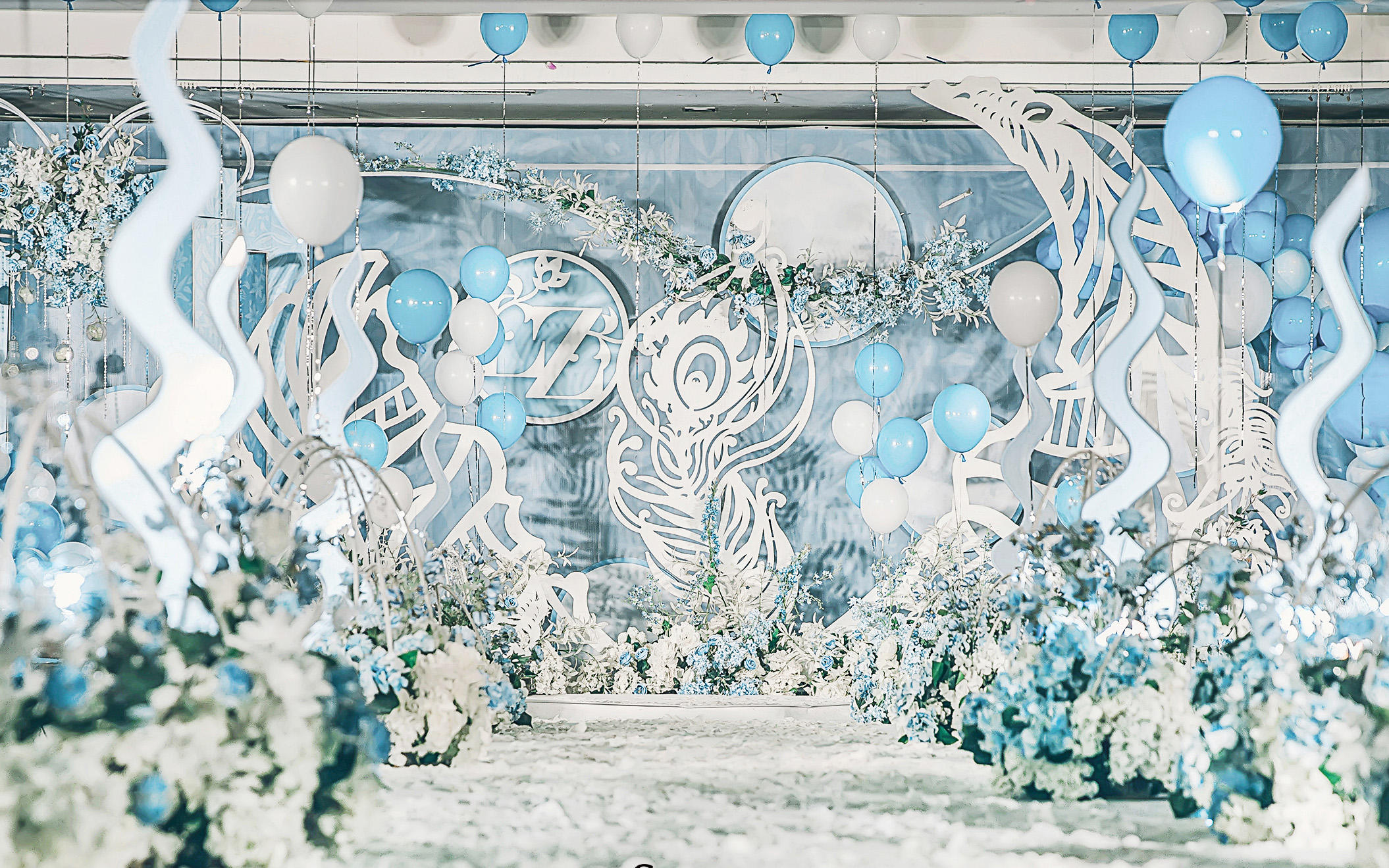 【人气爆款】浪漫香槟粉色蔷薇花主题