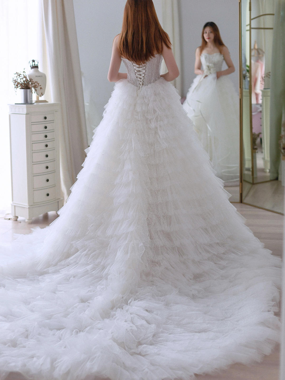 2021新款高定主纱带闪 高定秀禾 全场礼服任选