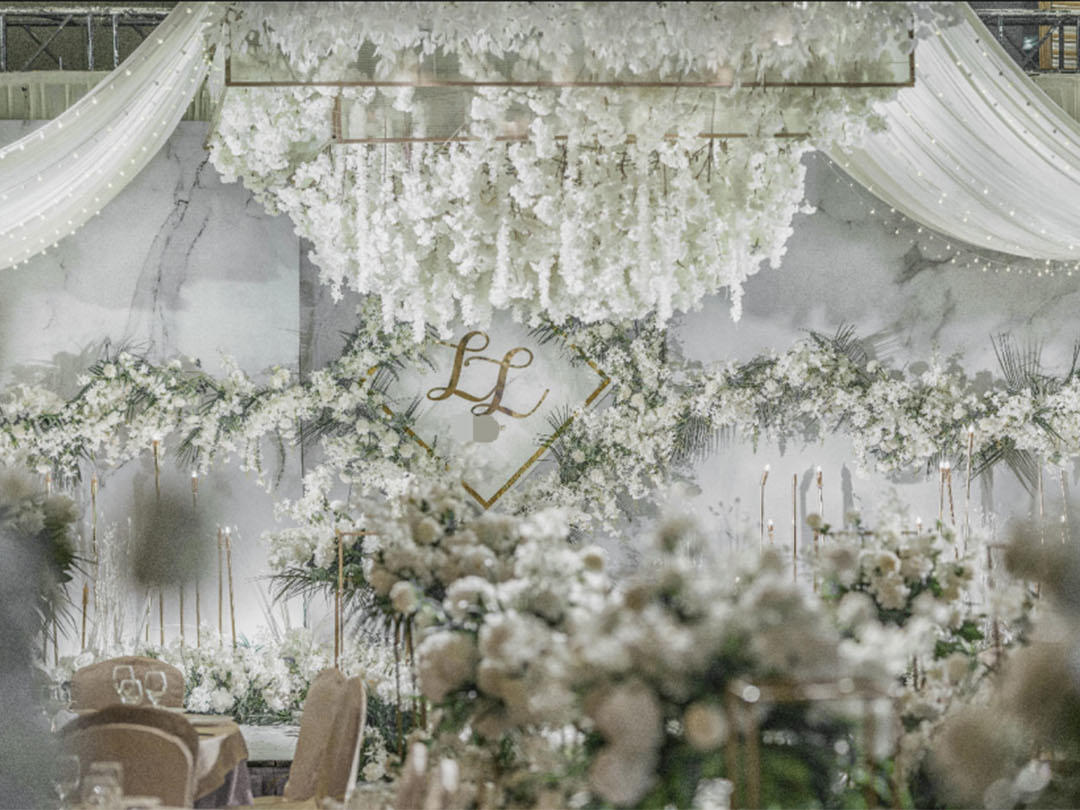 西安恭喜婚礼 婚礼策划 白色系婚礼