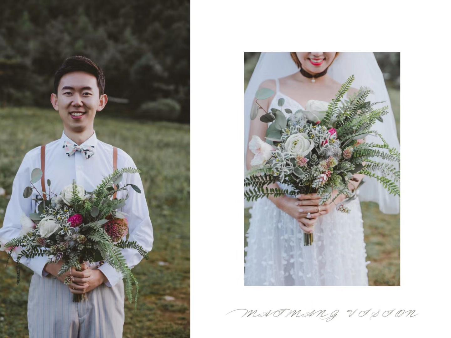 适合海岛婚礼的小托仪式主纱