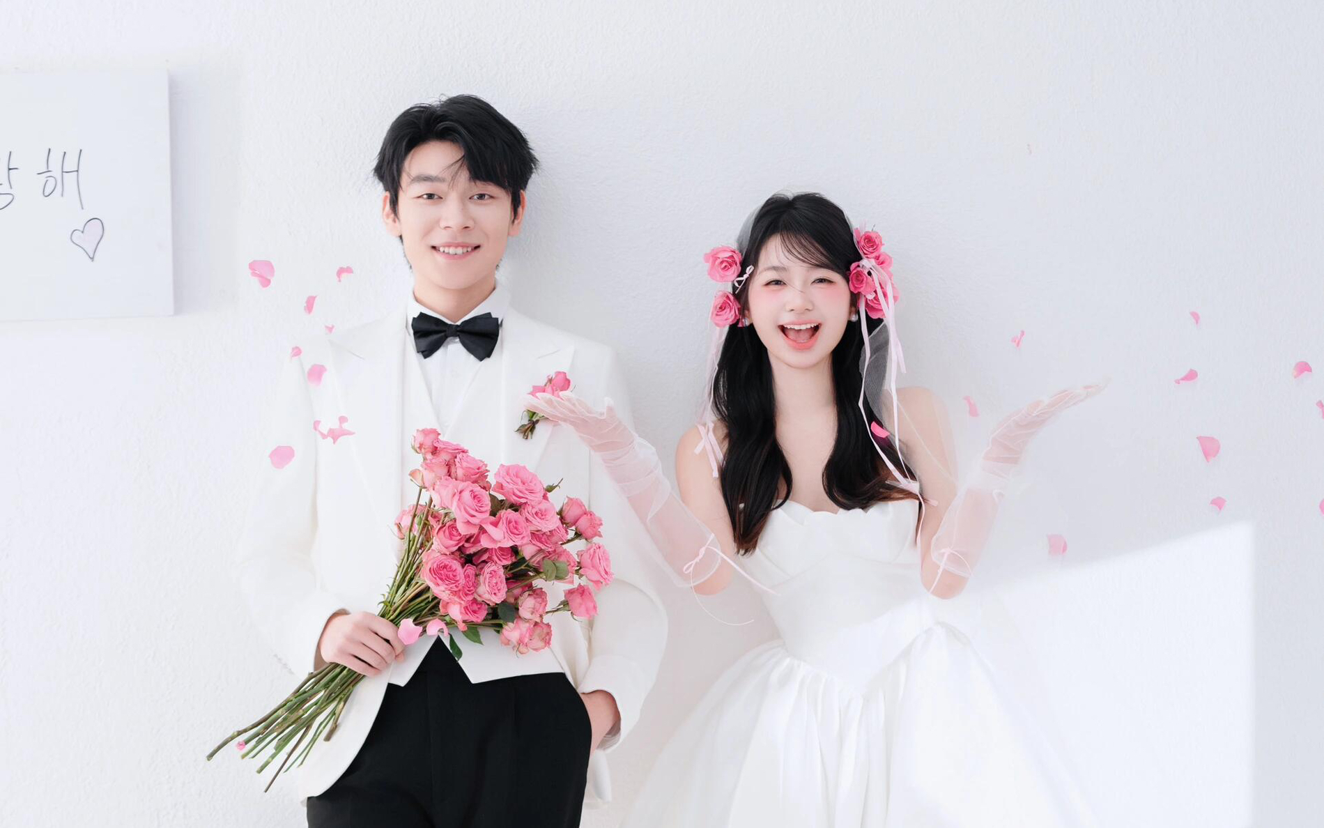 甜美風(fēng)婚紗照