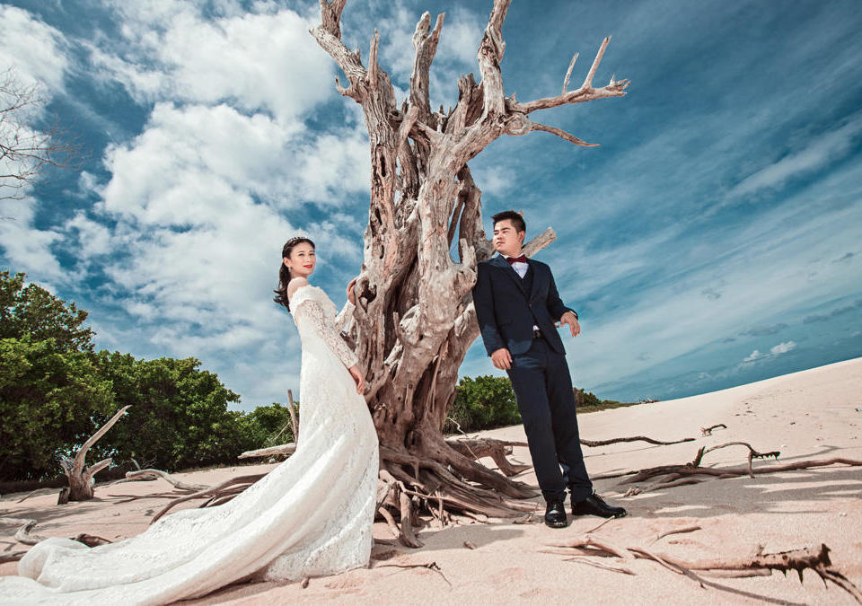 沙巴仙本那旅拍婚纱摄影马达京马步岛度假村拍摄两天
