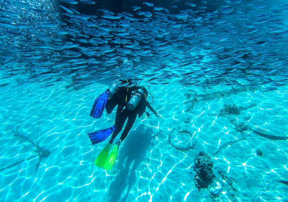 喜宝旅拍马来西亚仙本那2人摄影沙巴旅游潜水深潜