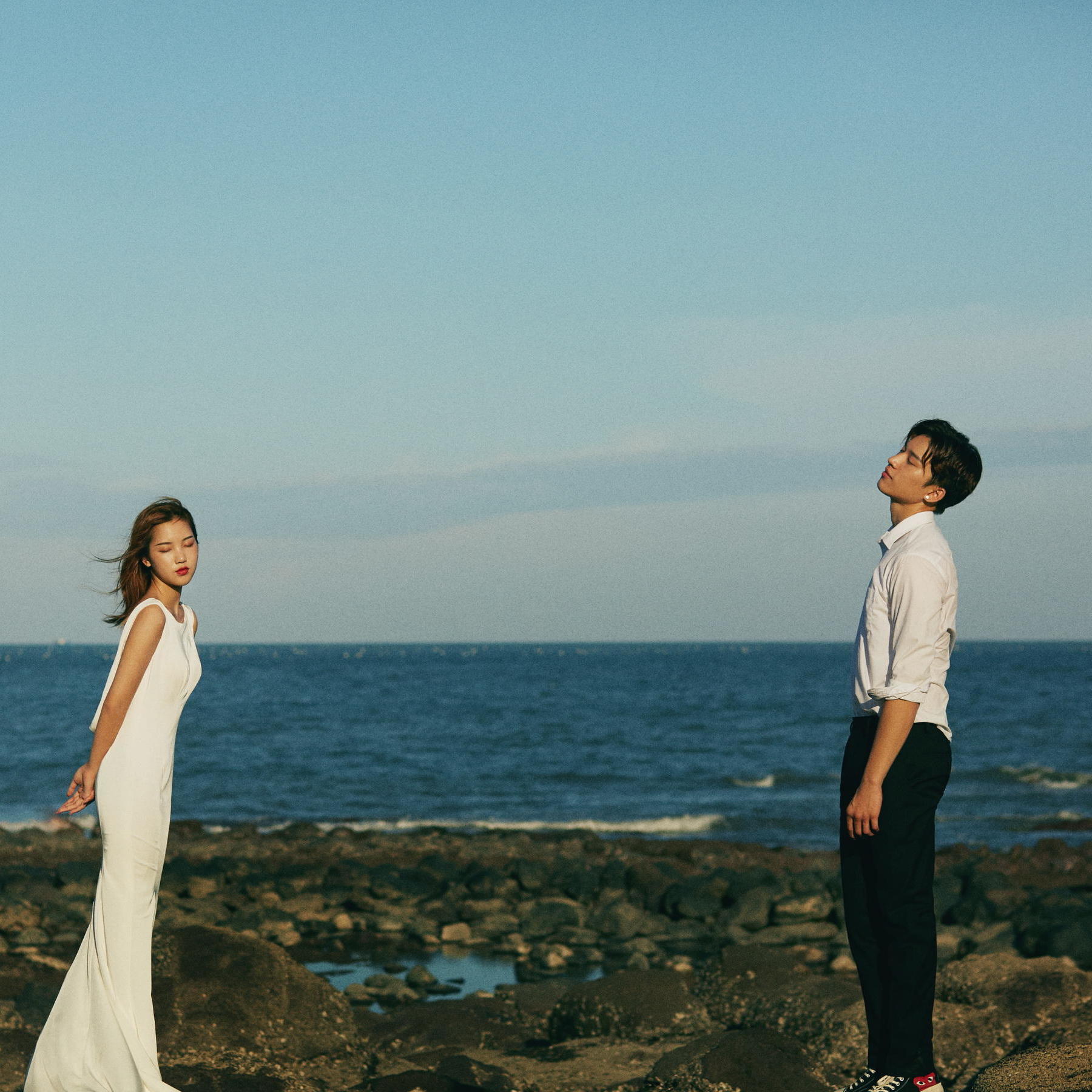 火山口婚纱照礁石婚纱漳州婚纱照