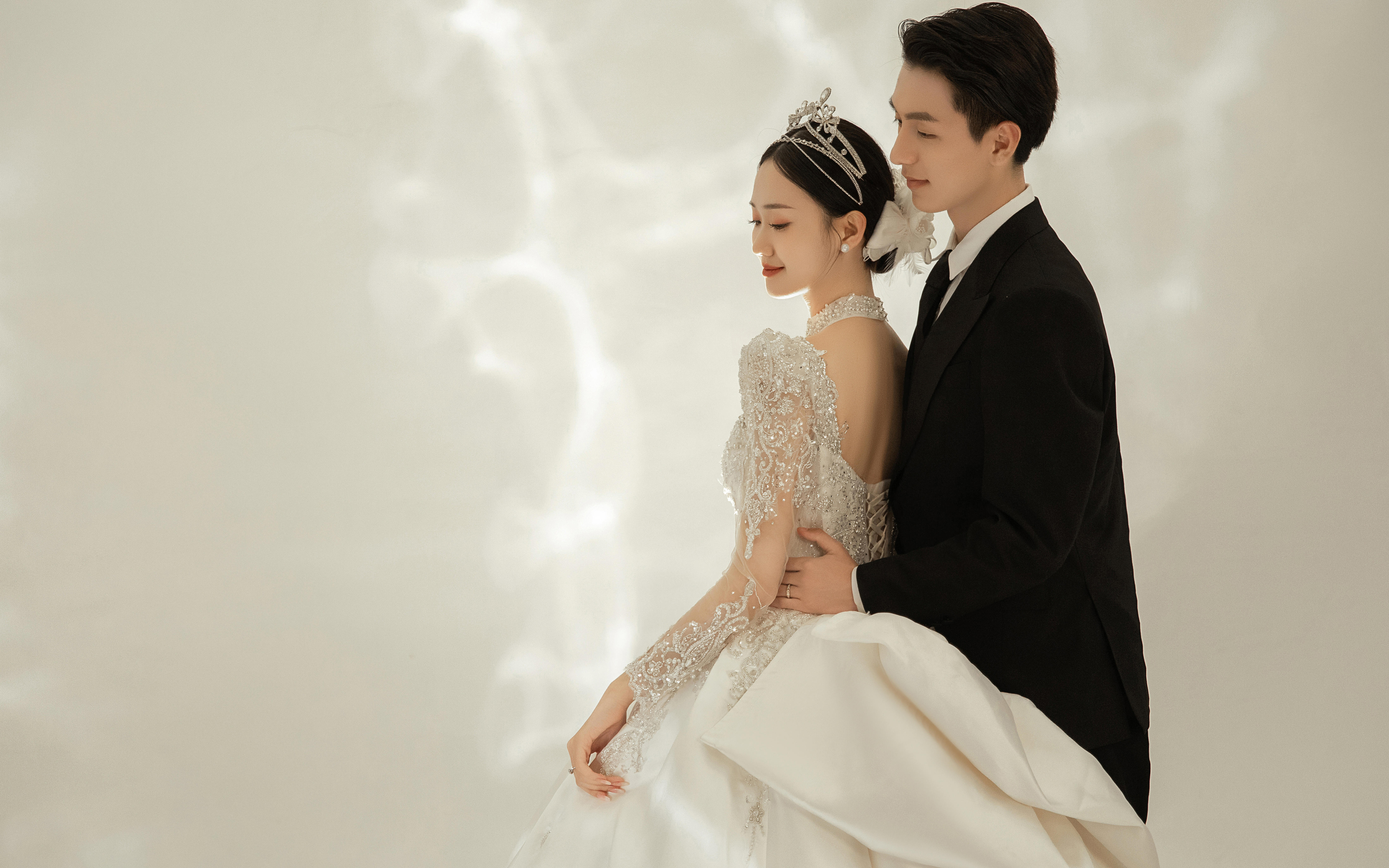 【施華洛攝影】水波紋光影主紗婚紗照