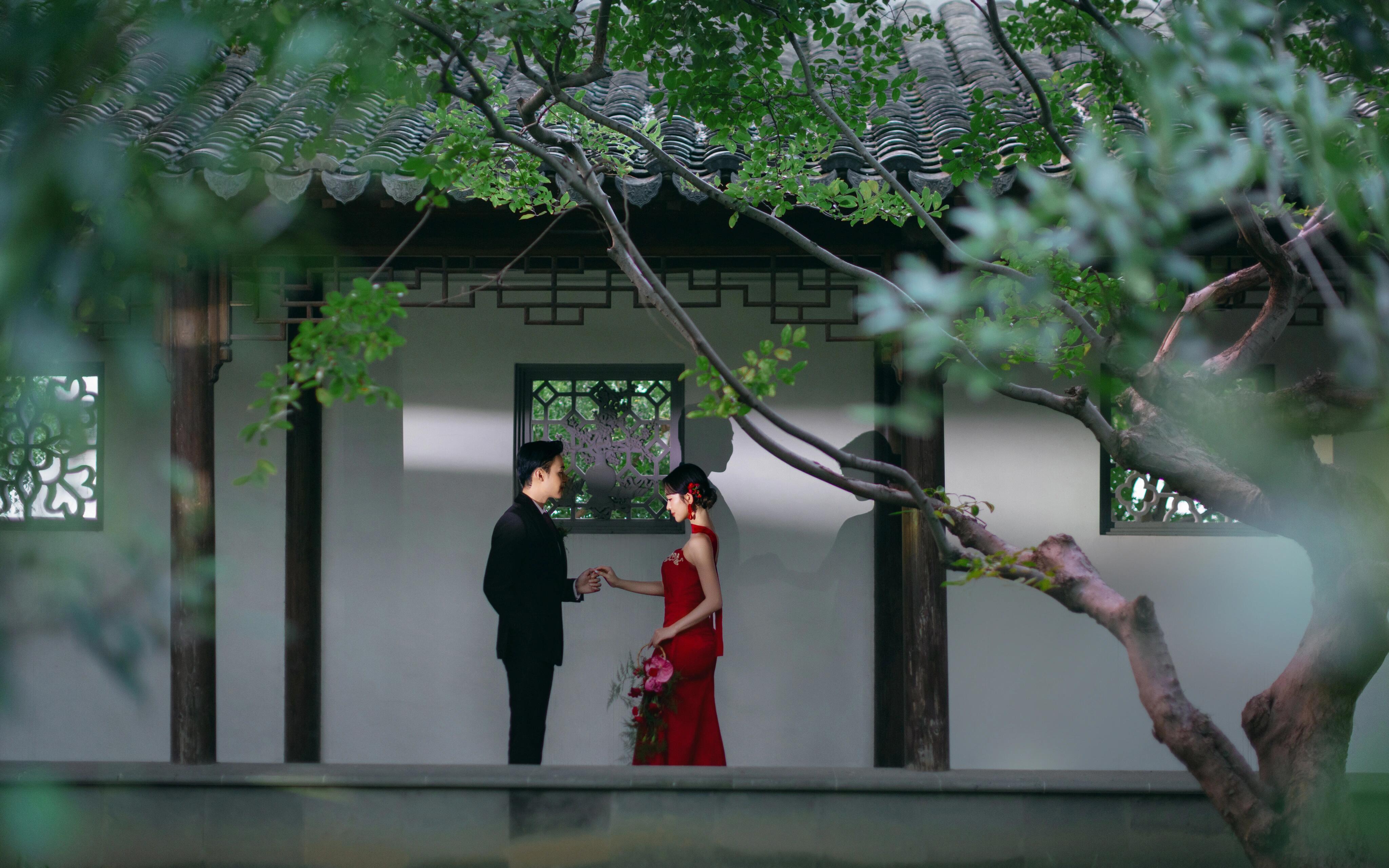 【新中式園林婚紗照】