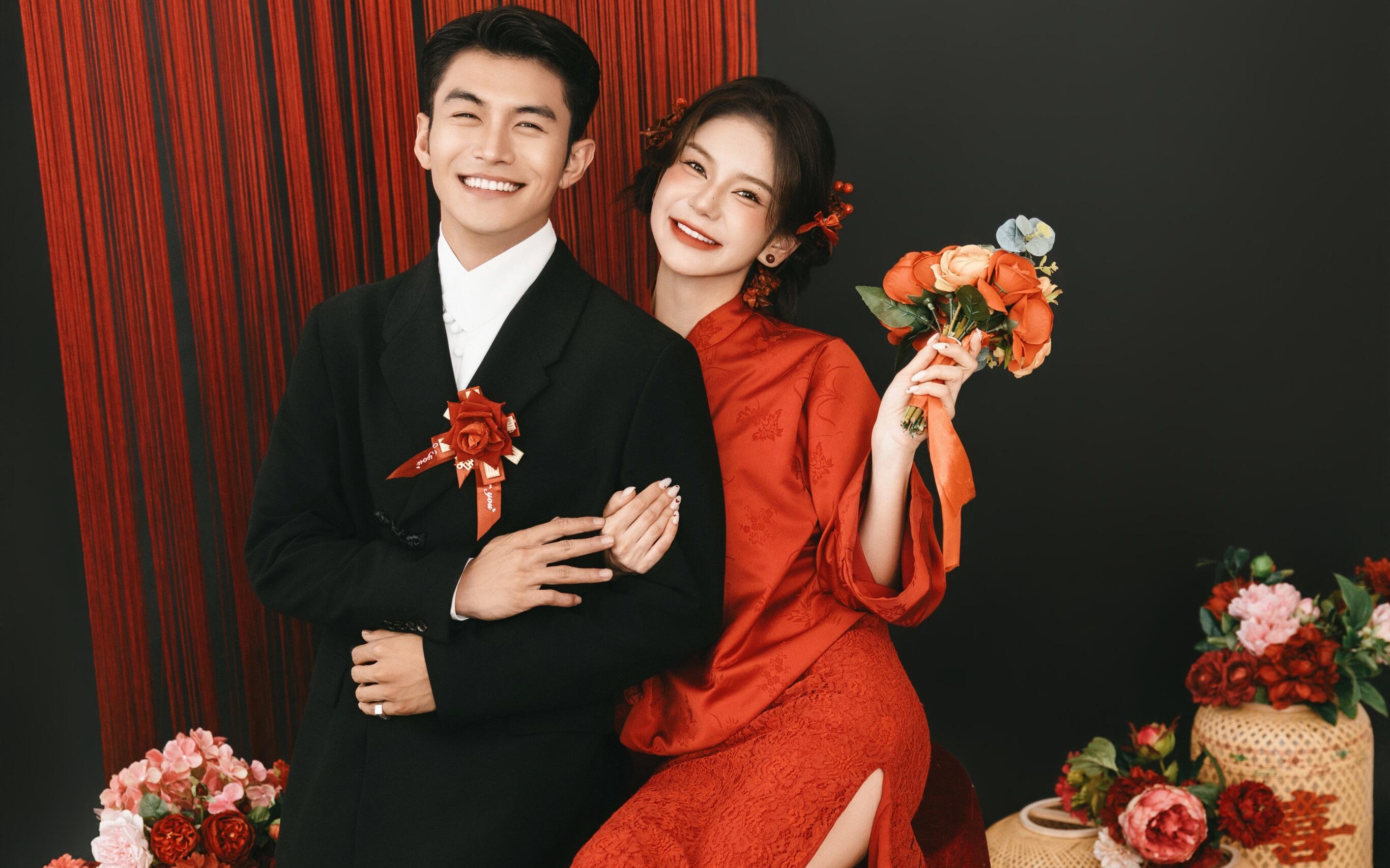 喜嫁婚紗照??拍到了超有氛圍感的喜嫁婚紗照