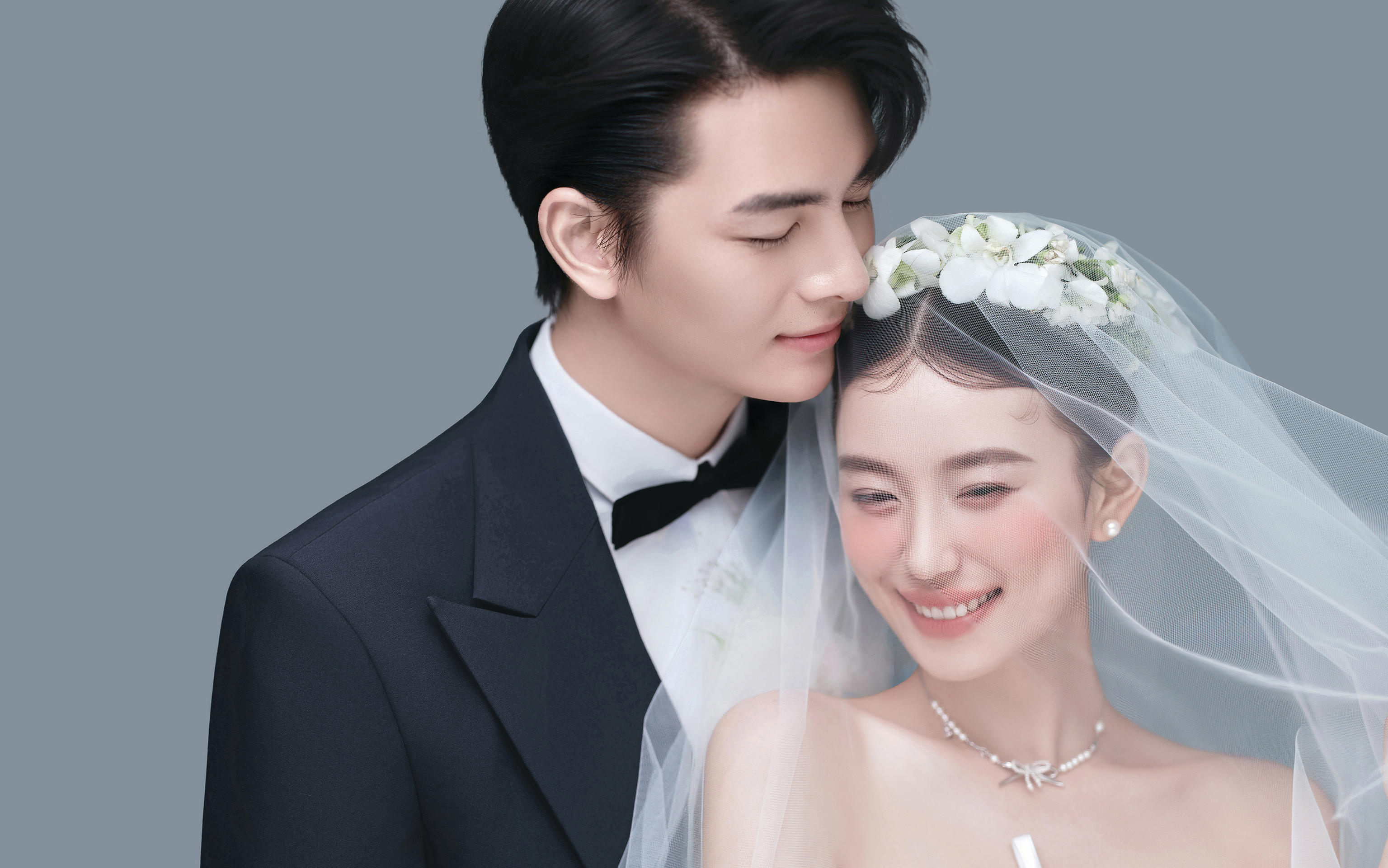 内景纯色光影婚纱照