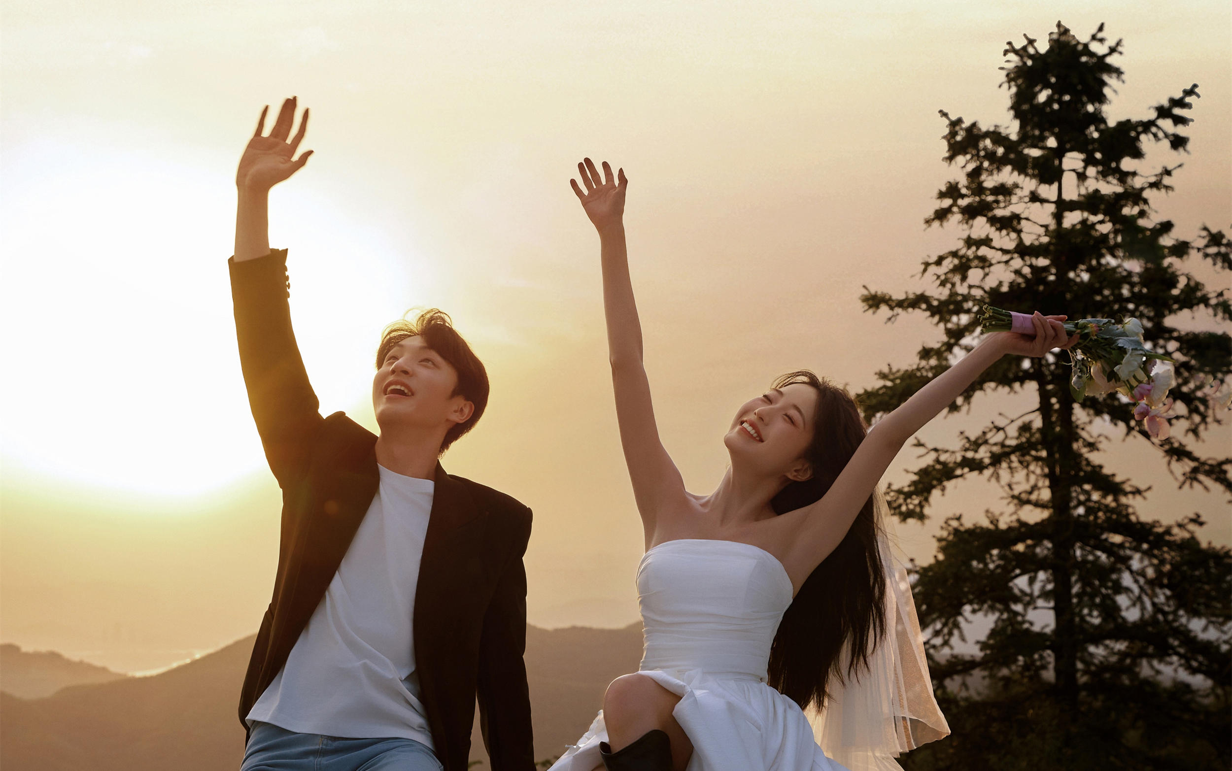 不许摆拍困住我❗️是我想要的生命力婚纱照