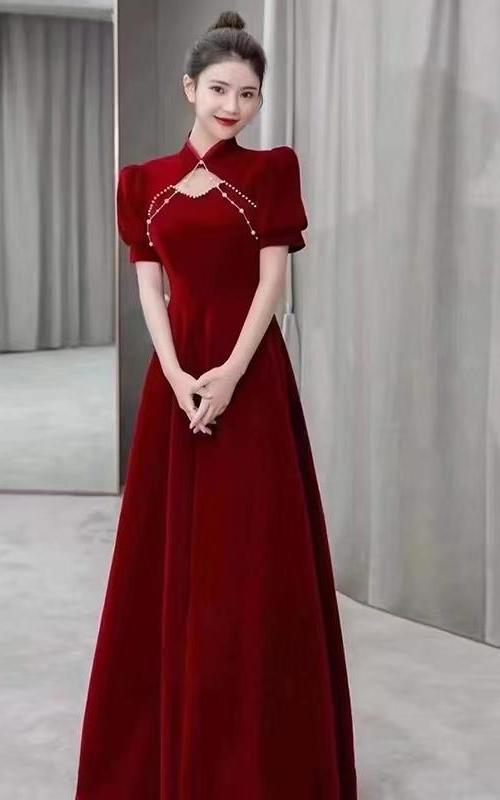 新印象至爱婚纱馆高级红色晚礼服