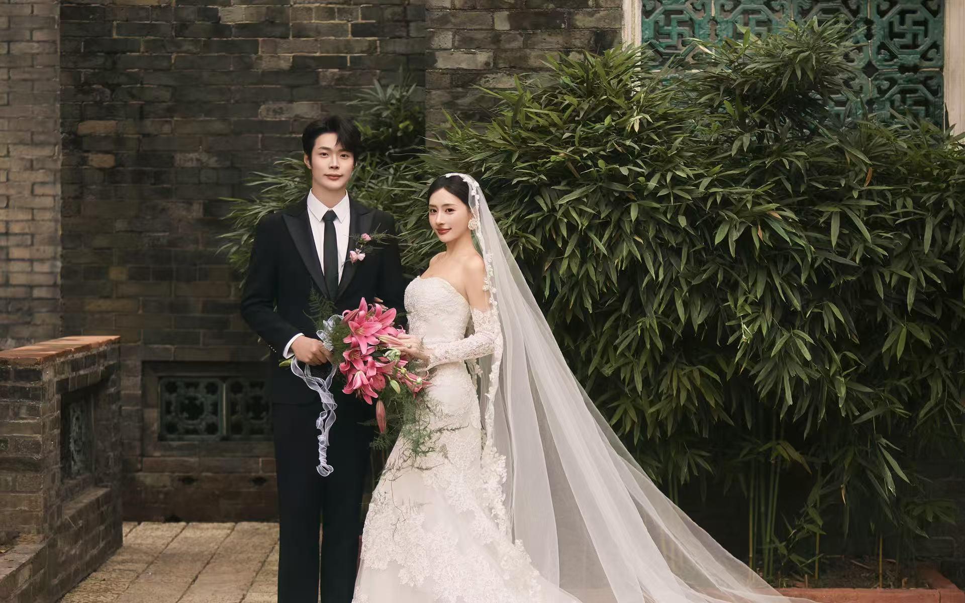 新中式园林婚纱照