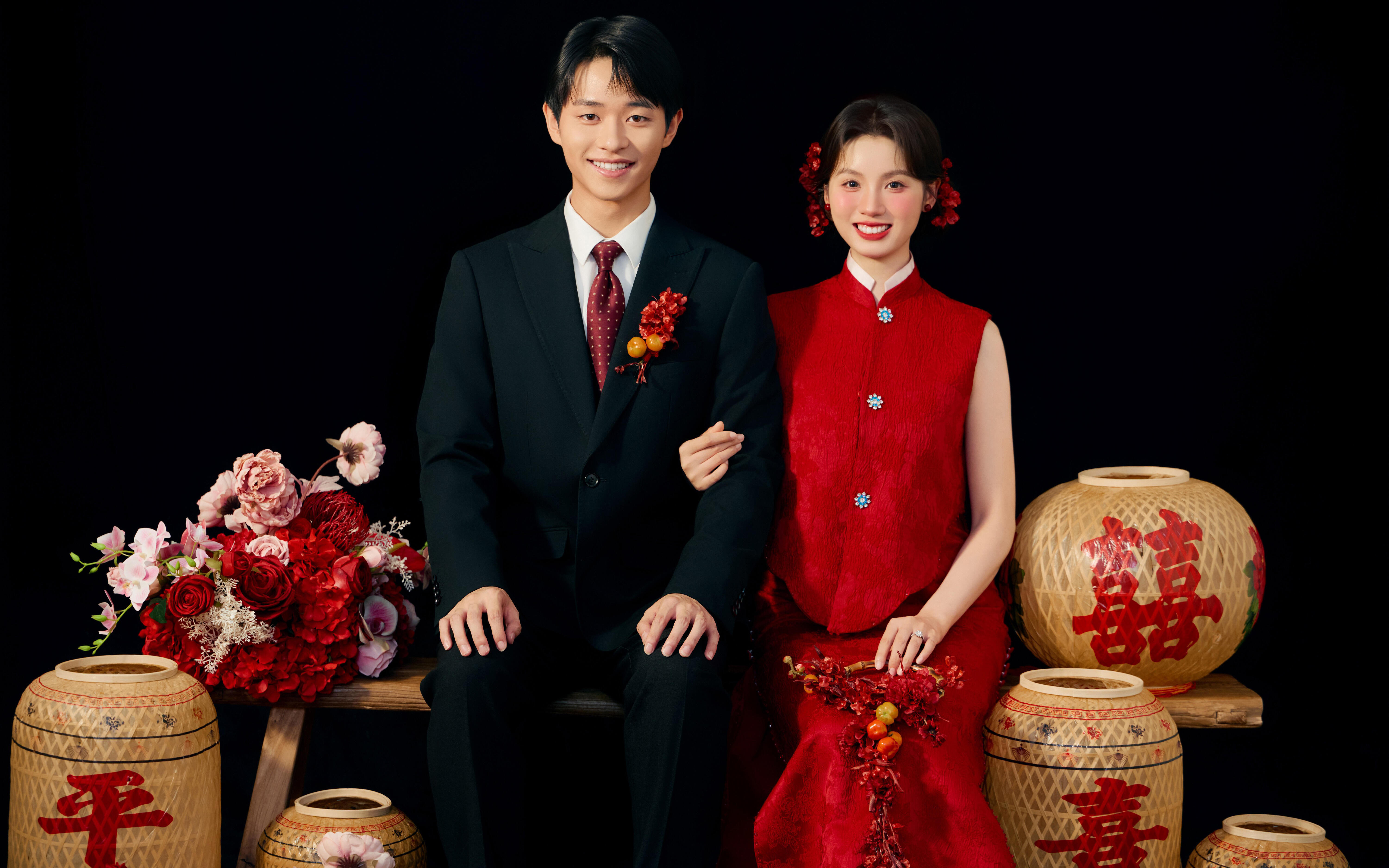 吾家有喜紅黑交織喜嫁美學