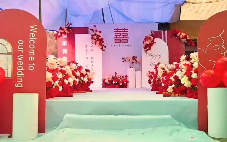 室外必选-庭院喜庆新中式婚礼