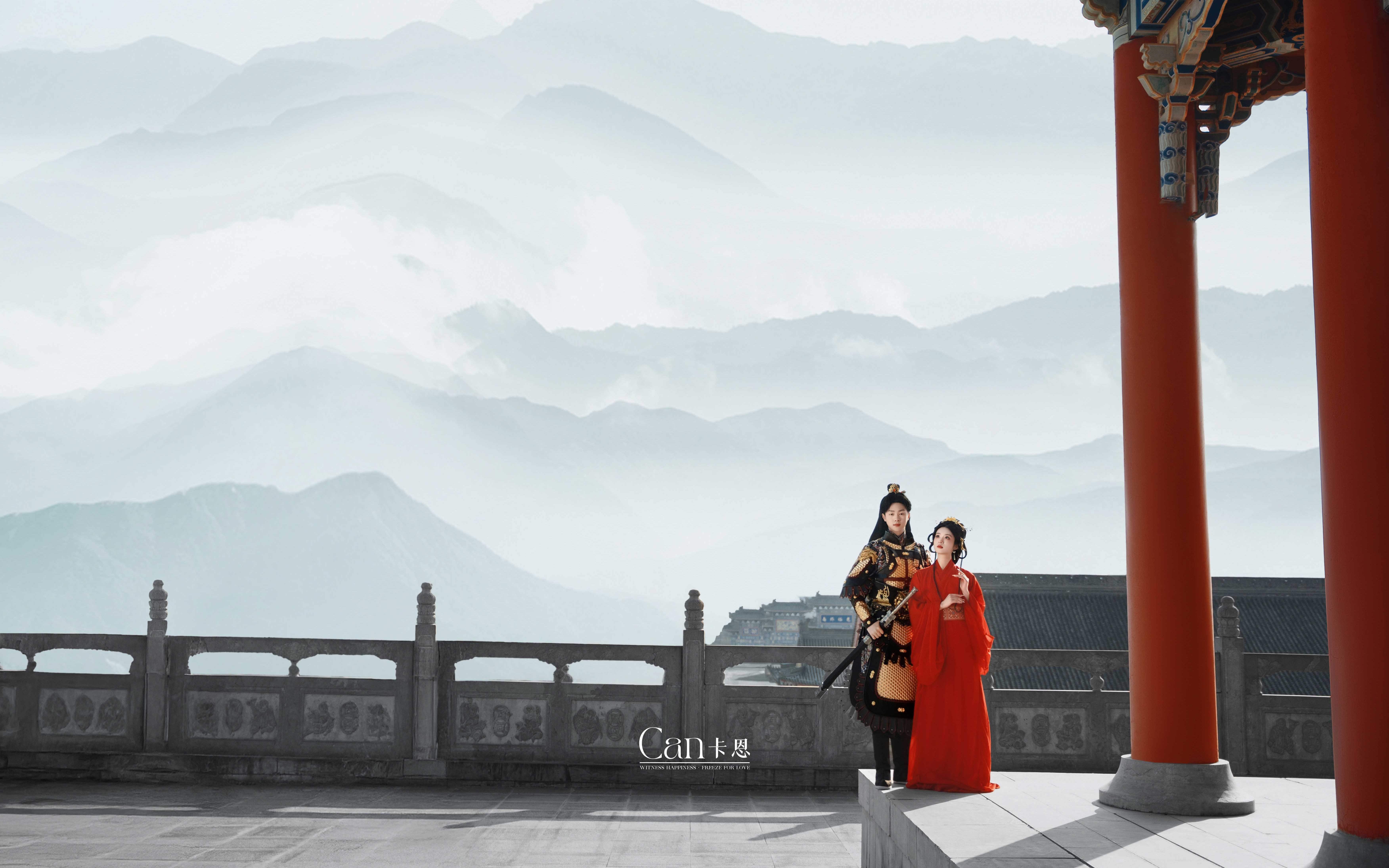 KAEN原创—  汉服婚纱照   战国袍系列