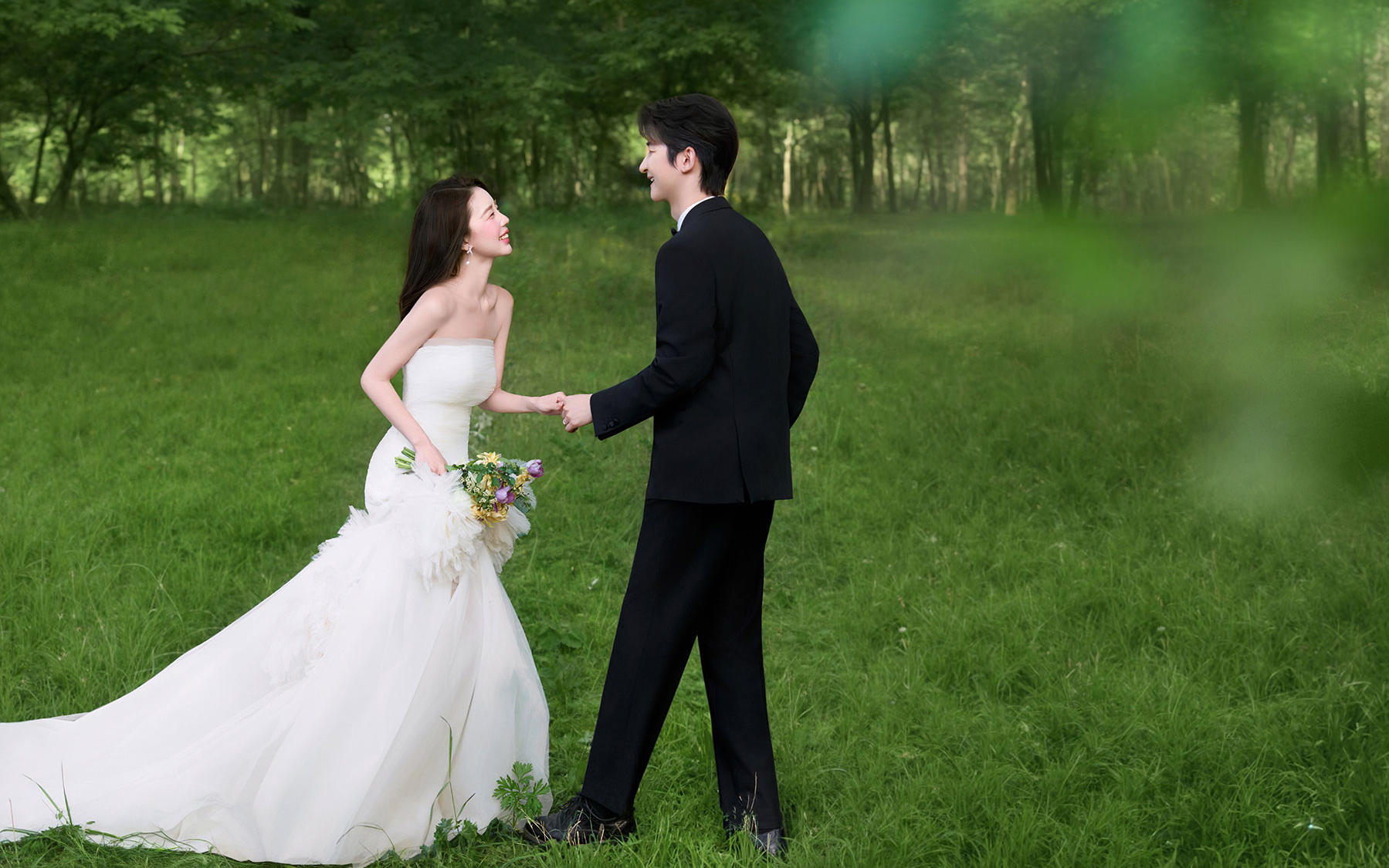 青坪曳纱，执手栖风｜森氧感婚纱照