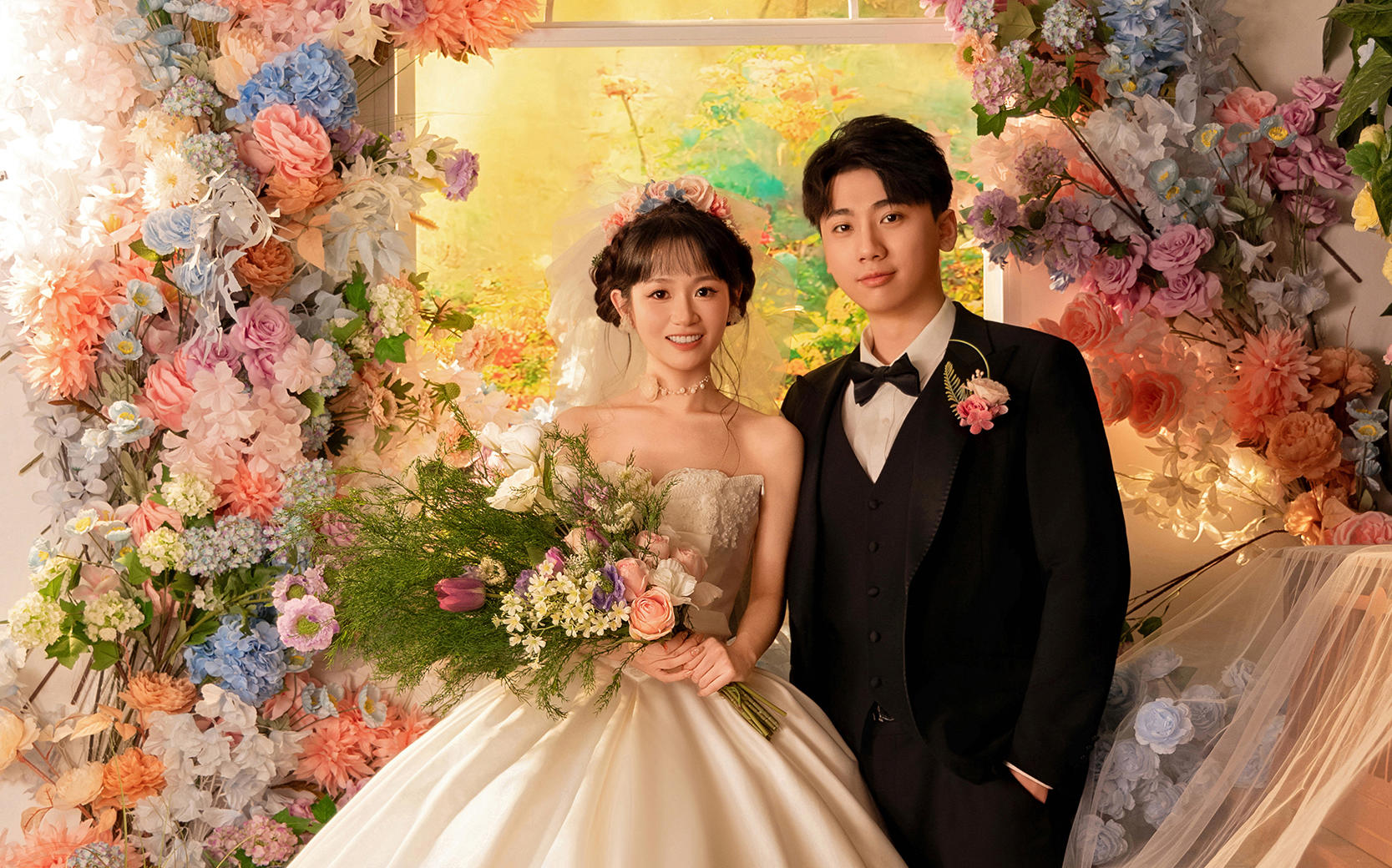 🌸 被鲜花簇拥的浪漫，每一帧都像在告白