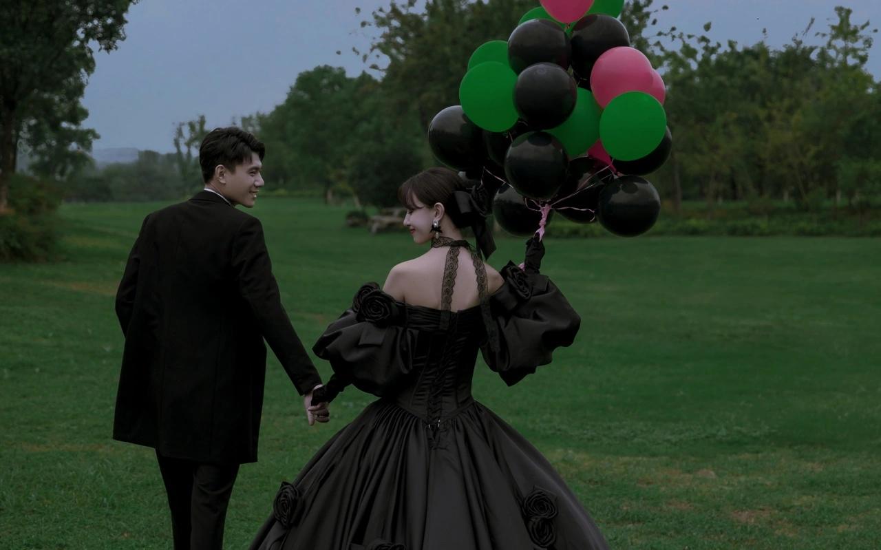 【鲜檬摄影】黑色系列的婚纱照，高级感满满！！