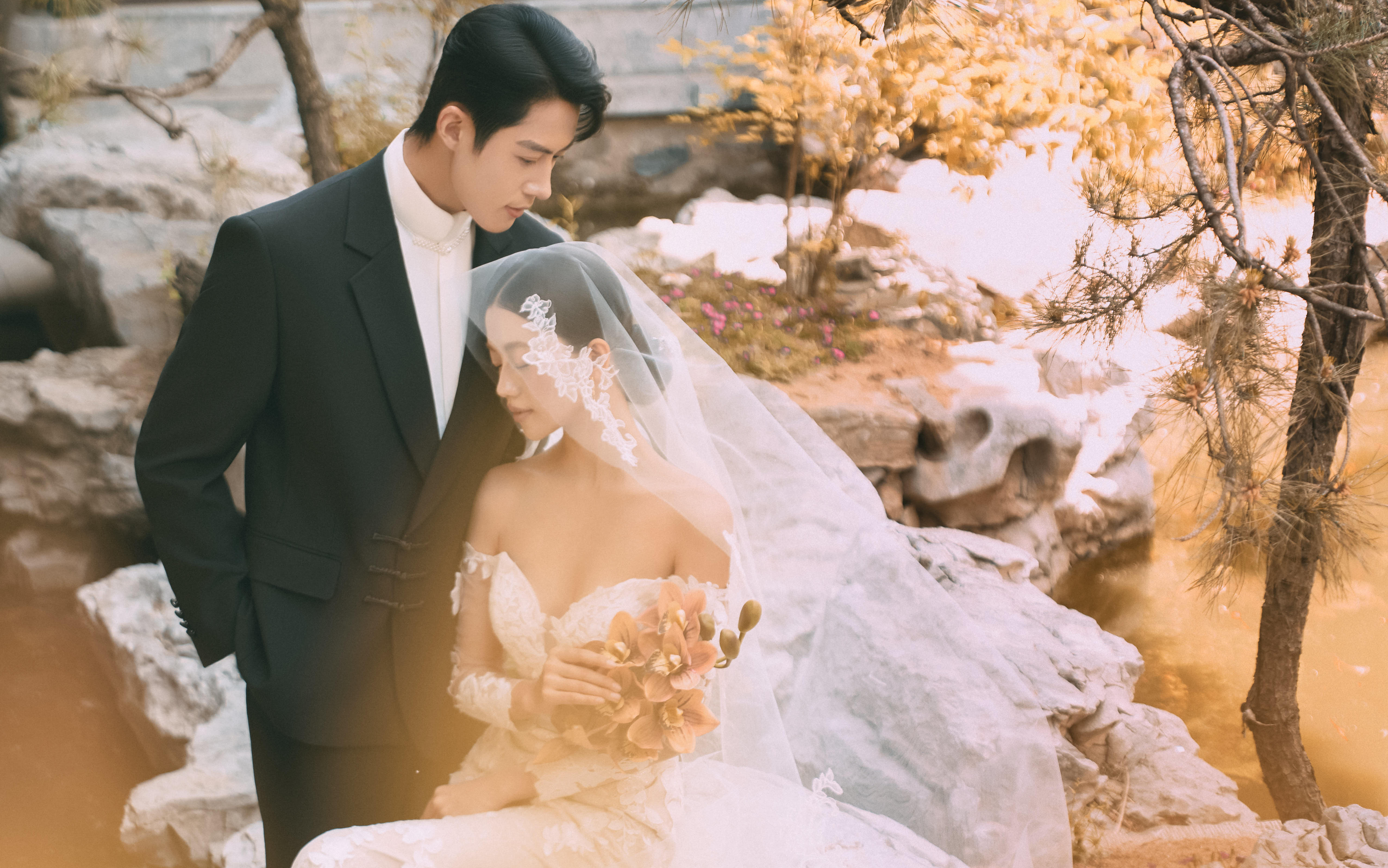 【D视觉摄影】复古欧式园林婚纱照，朋友圈 C 位