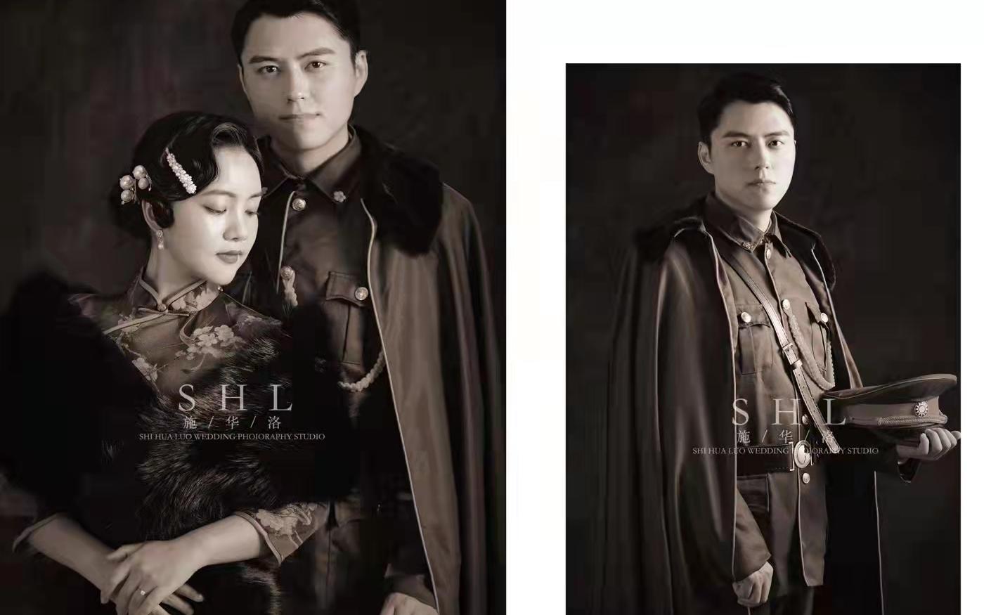 施华洛婚纱&内景民国军阀婚纱照