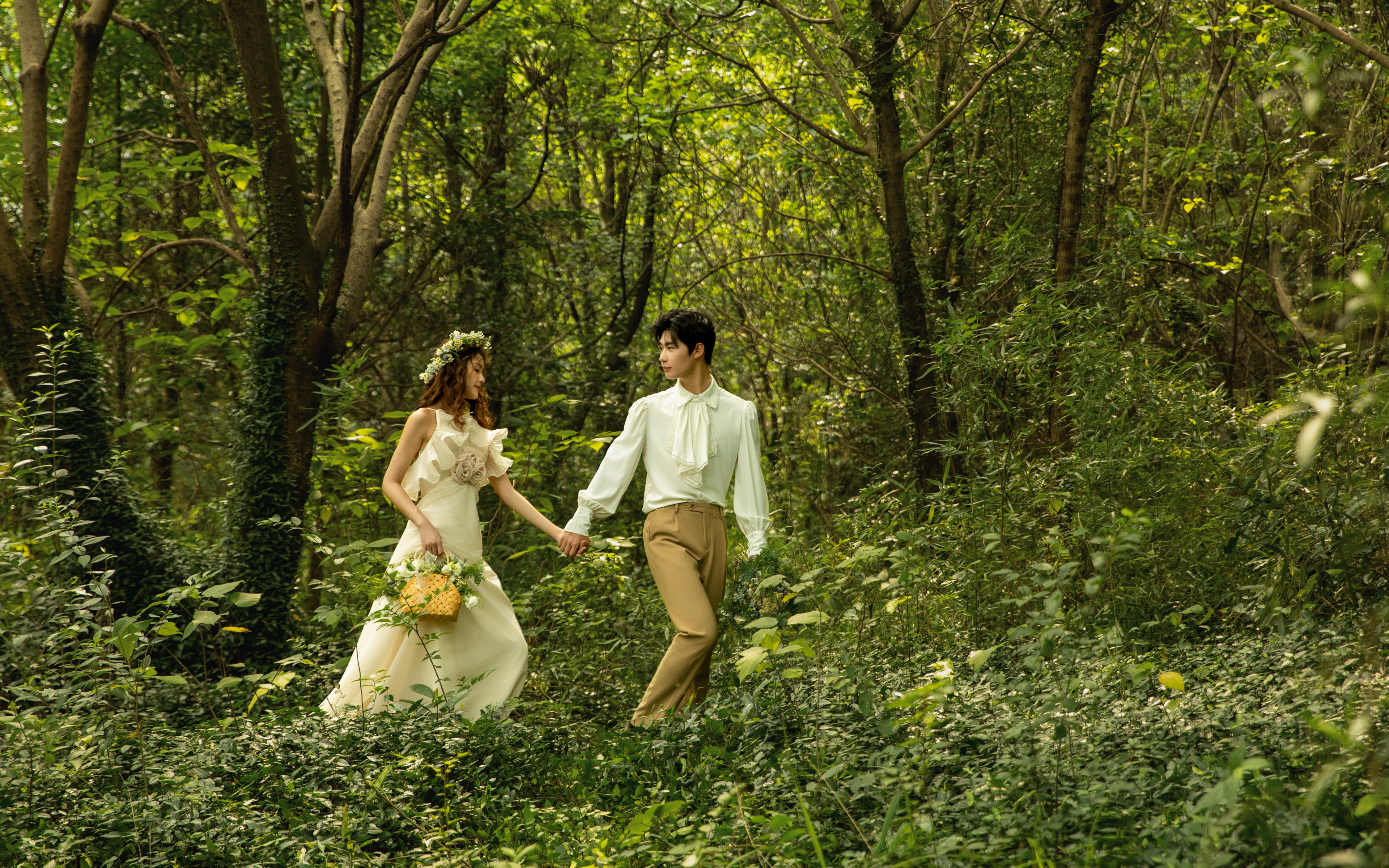 唯美风结婚登记照/最美结婚证件照