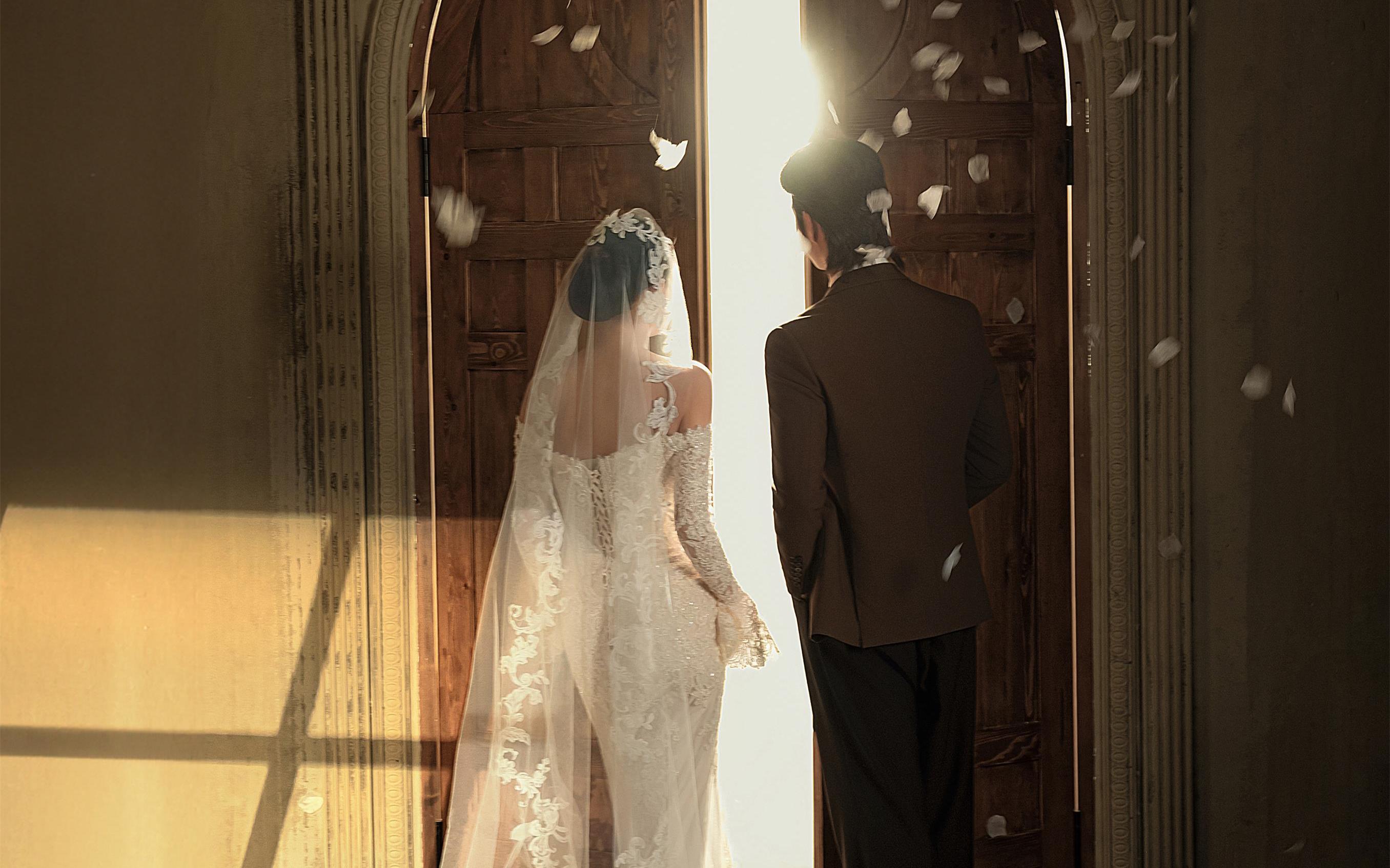 古堡婚纱照🤎法式复古的浪漫