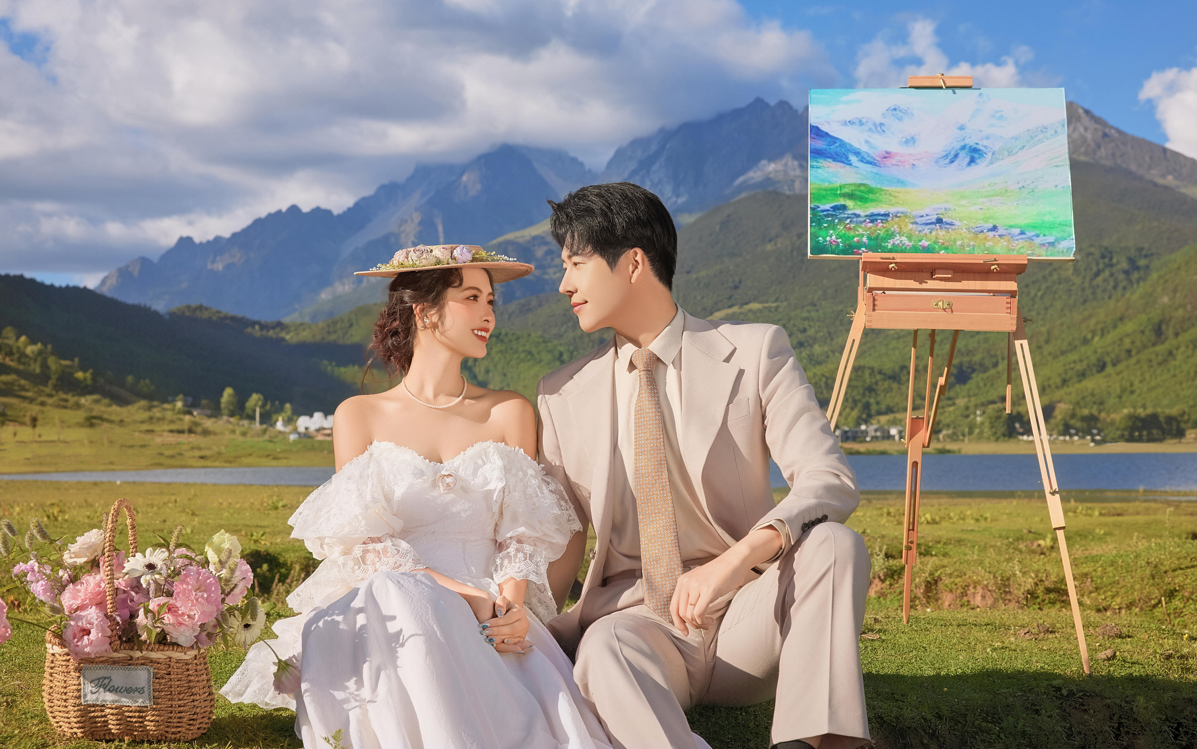 麗江森系秘境婚紗照?? 在童話里擁抱的我們太甜了