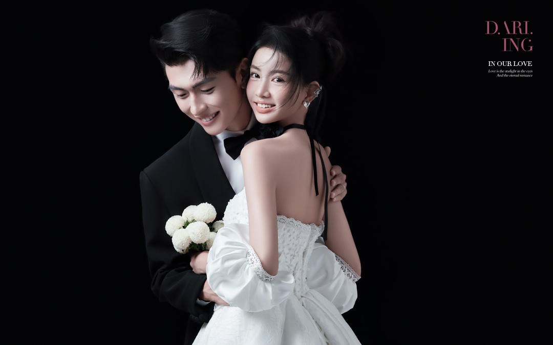 被网友爆赞的韩式婚纱照