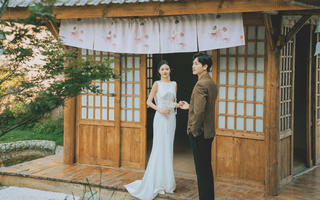 打卡大理小京都|浓郁的日式婚纱照一组“假装在日本